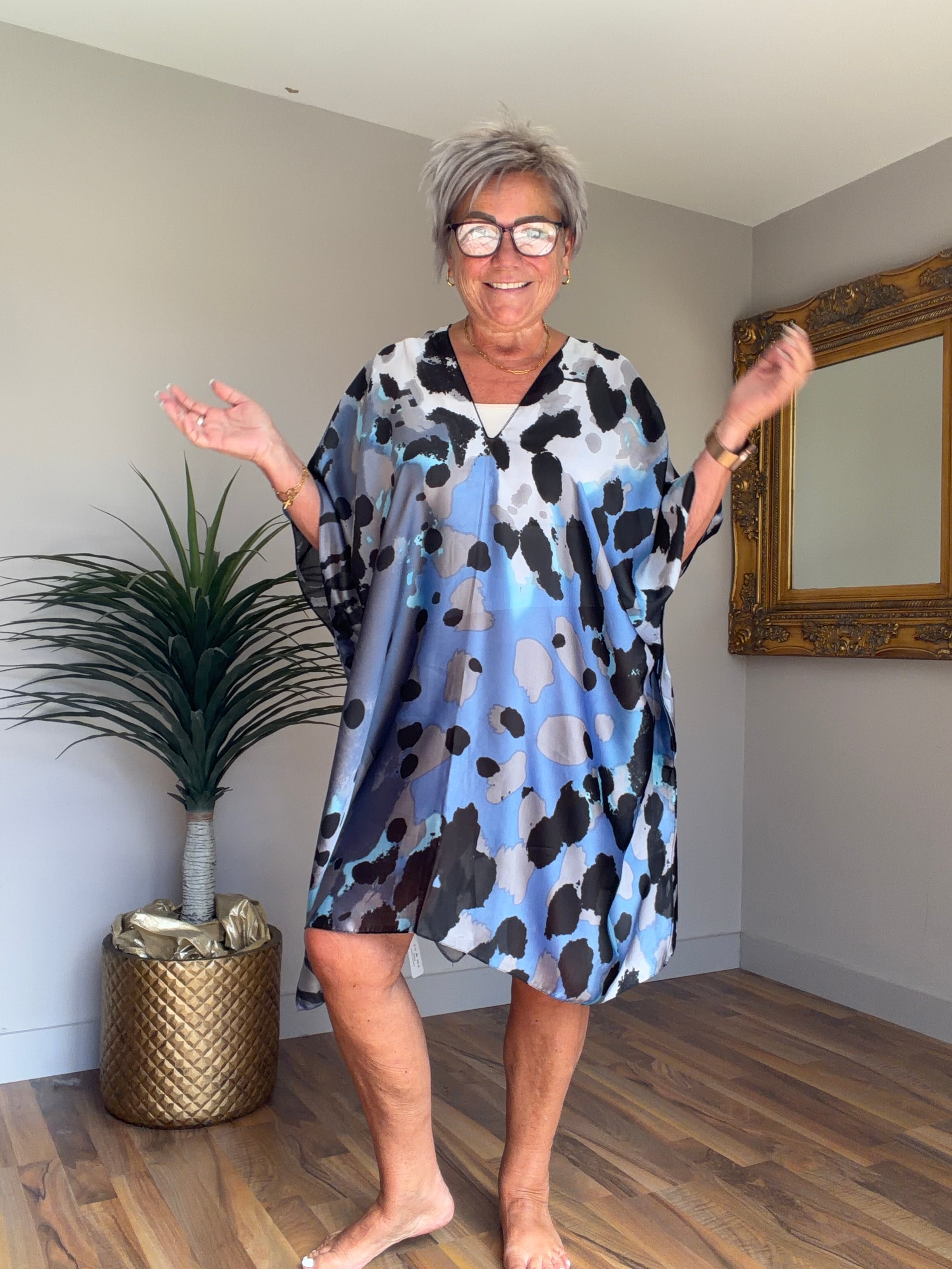 Bargain Silk Mix Kaftan (mix & match 2 for £15)