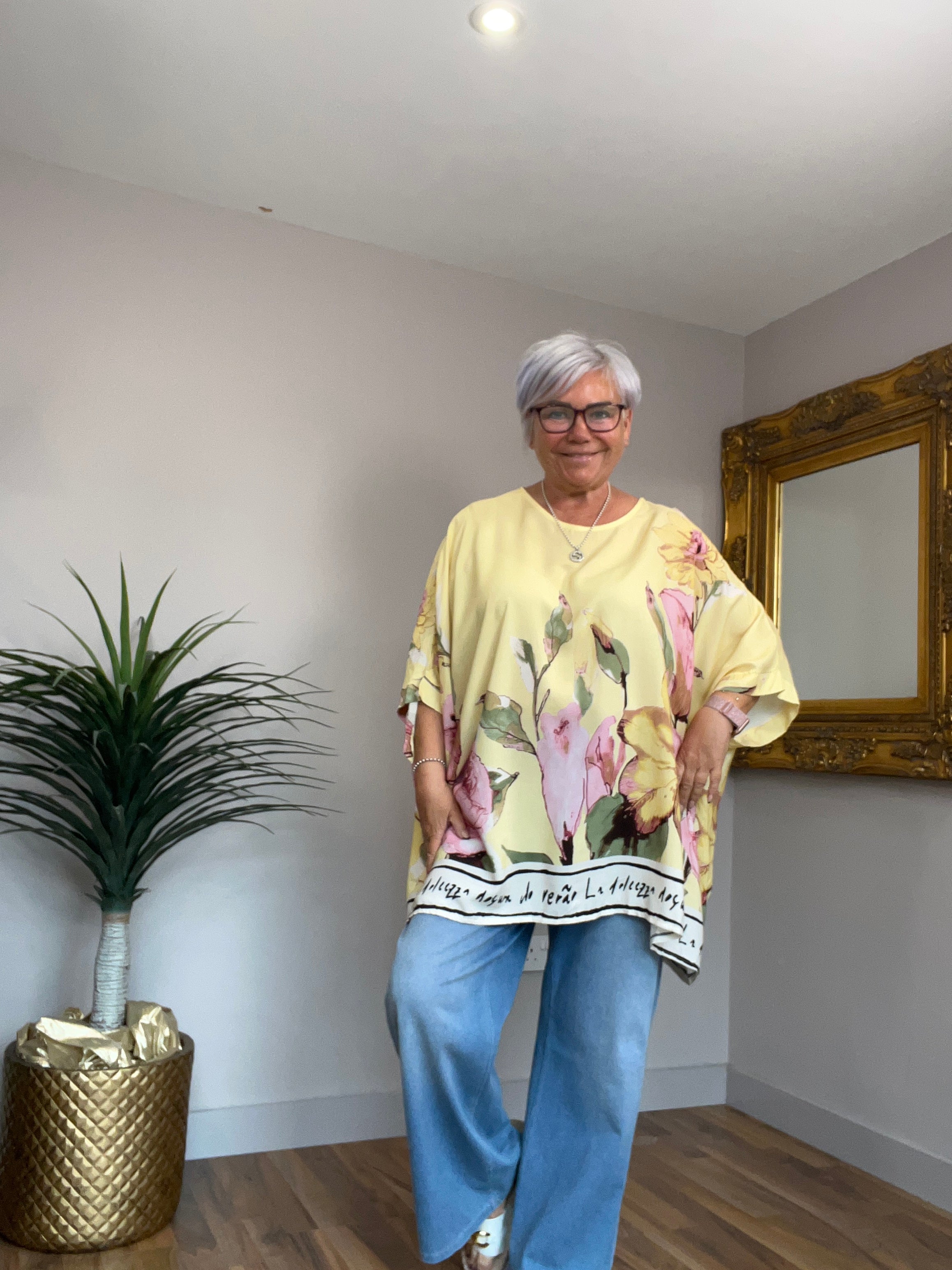 Oversized Floral Top