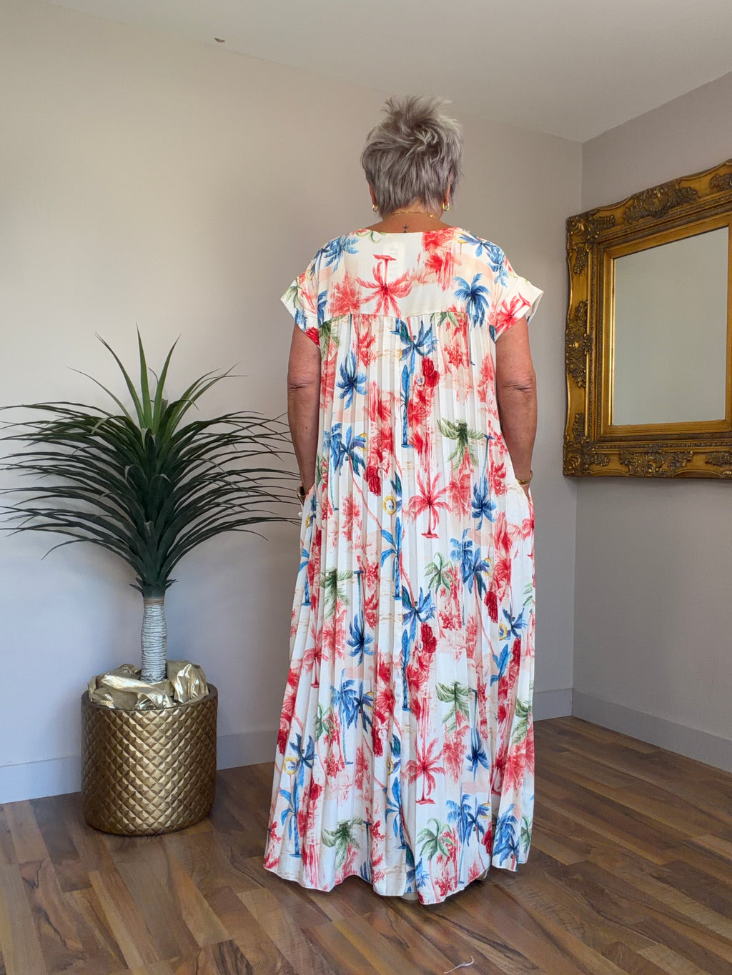 Peri Pleat Dress