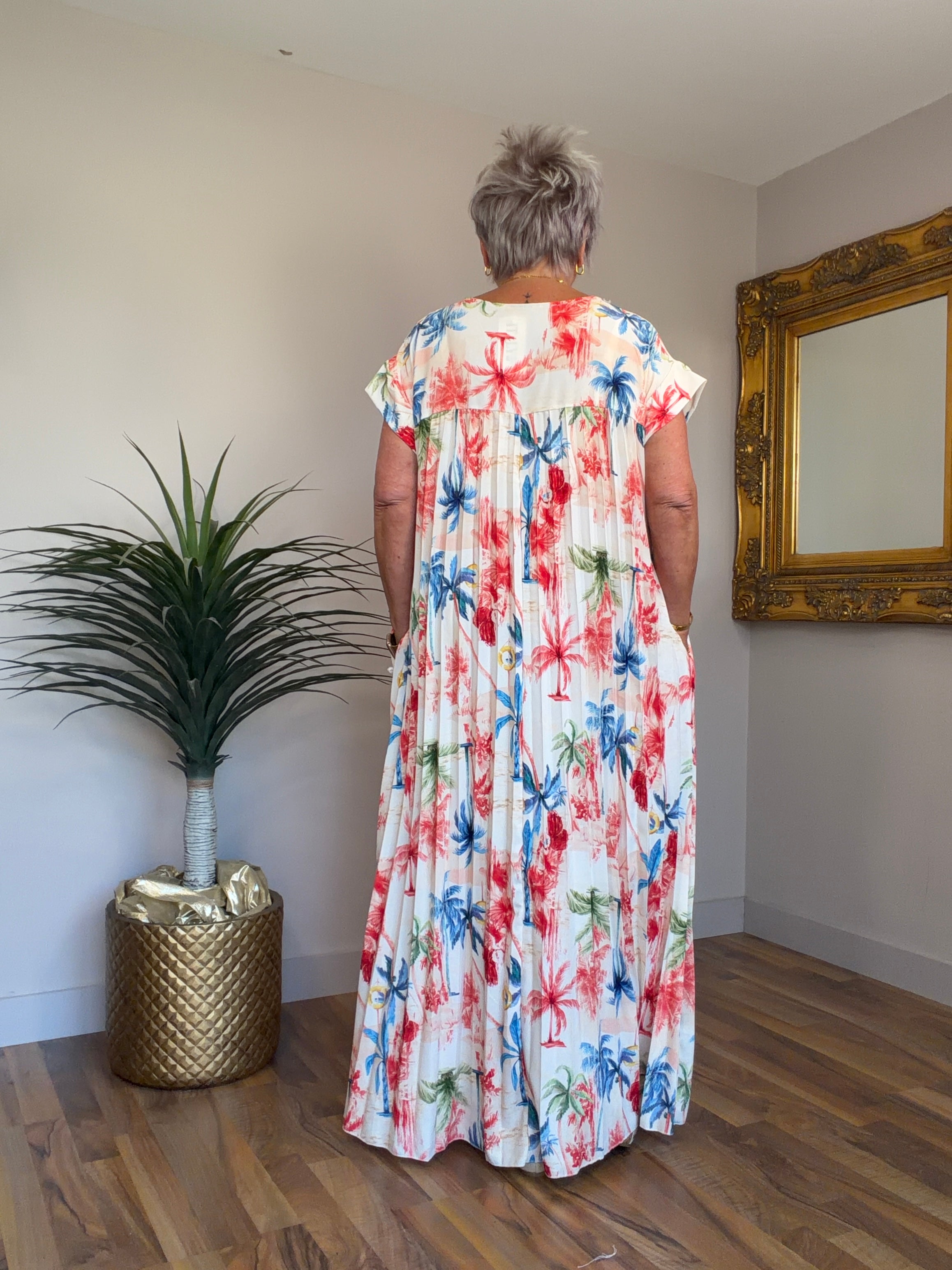 Peri Pleat Dress