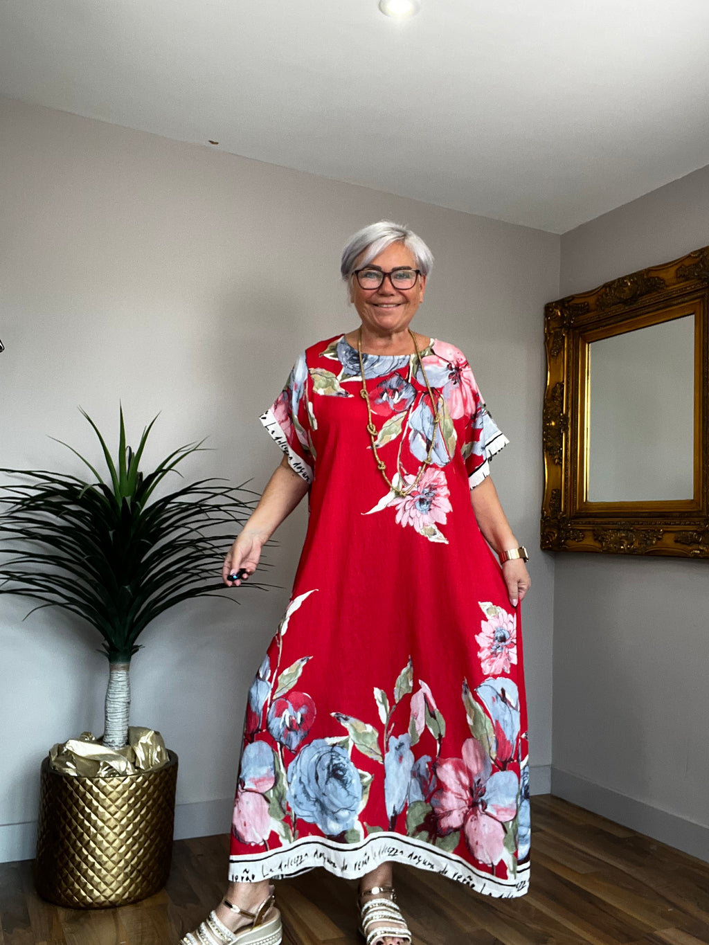 🔥 Sale No Return - Floral Lightweight Dress