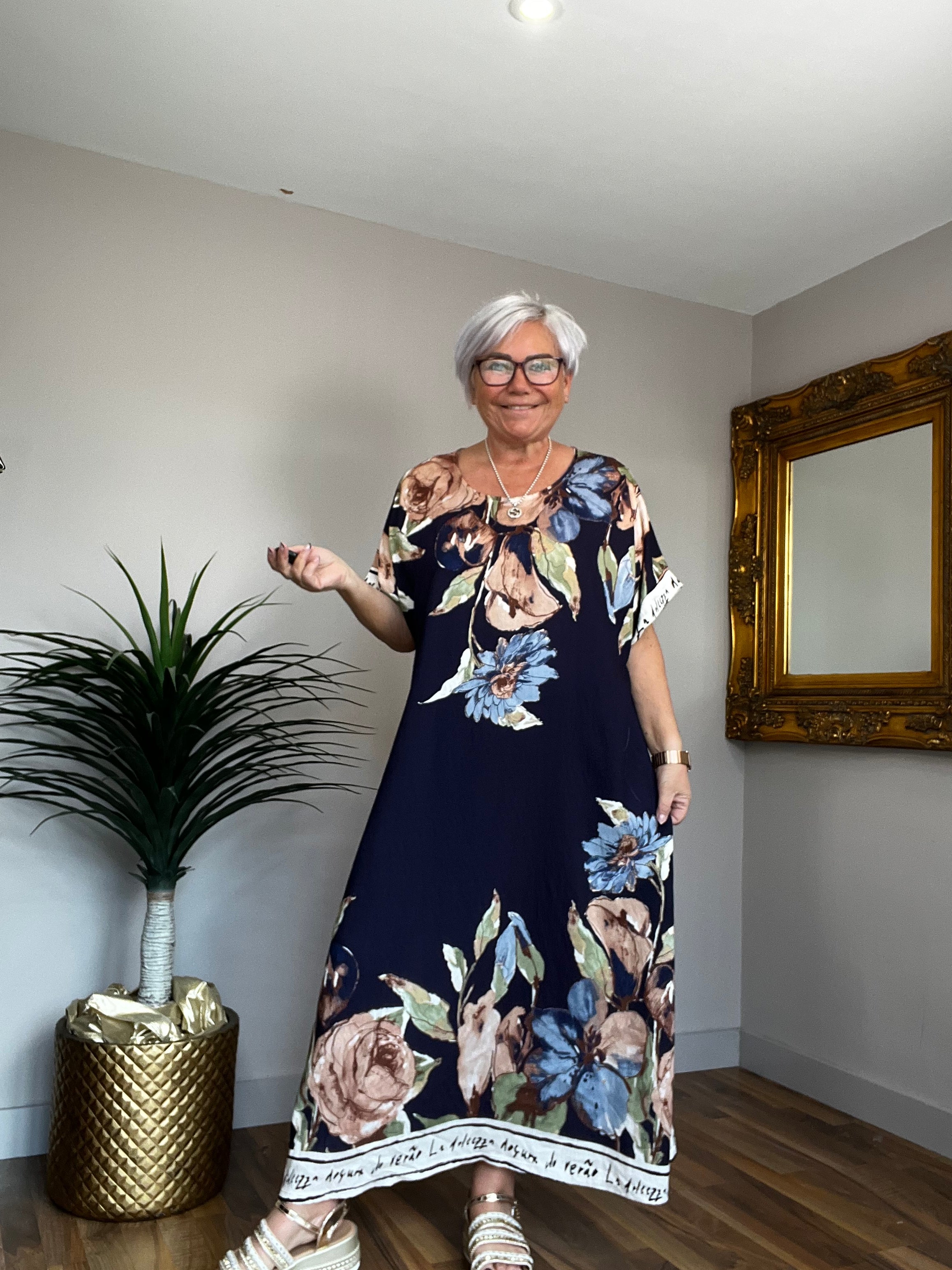 🔥 Sale No Return - Floral Lightweight Dress