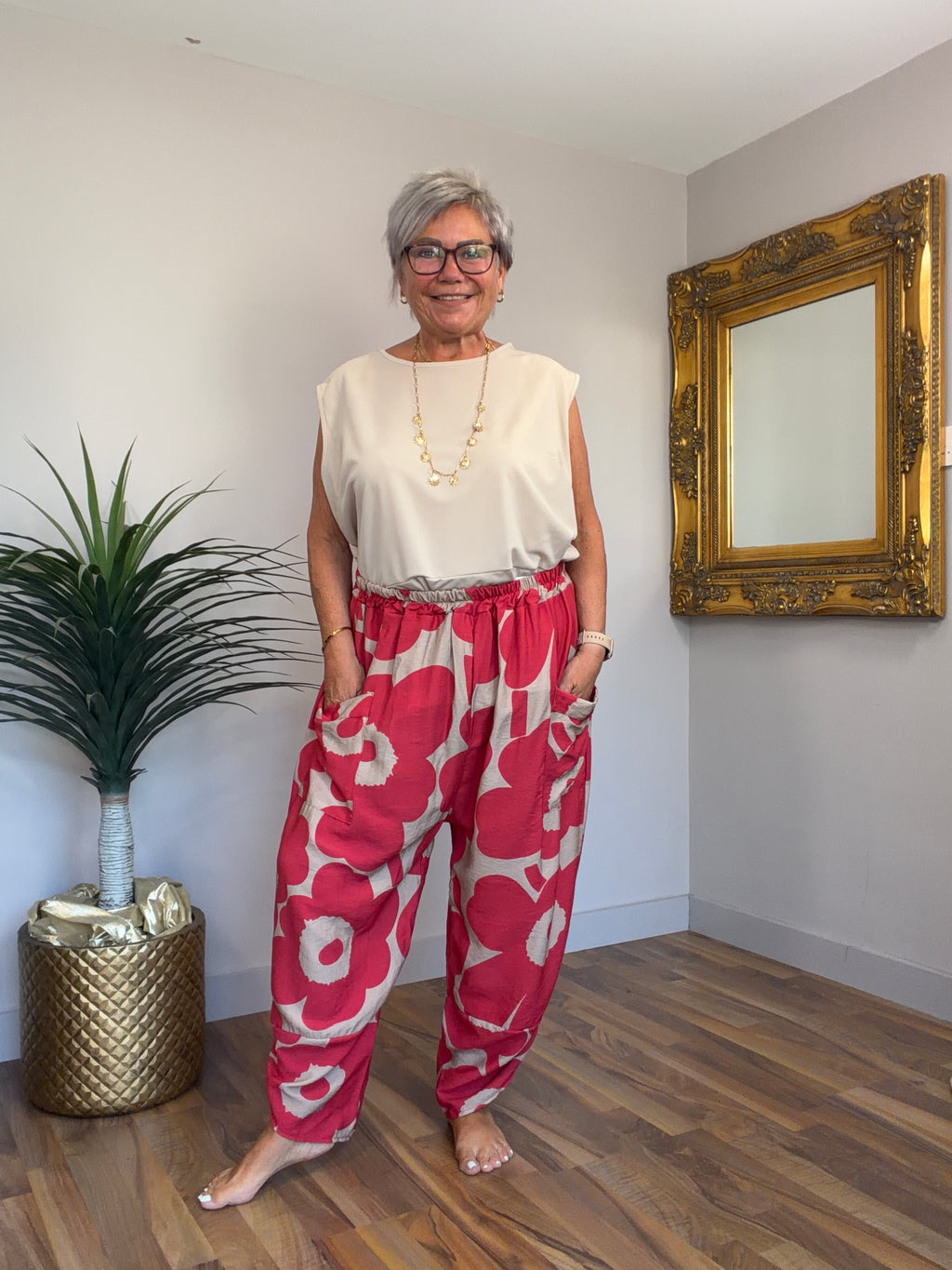 Felicity Floral Tulip Pants