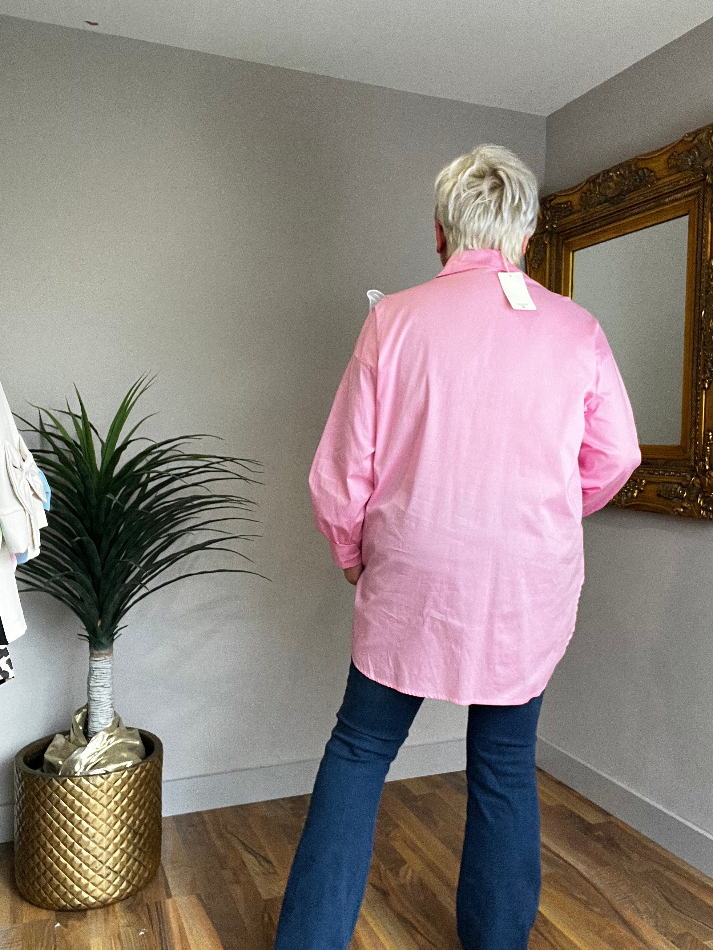 🔥 Sale No Return - Lily Cotten Diamanté Shirt