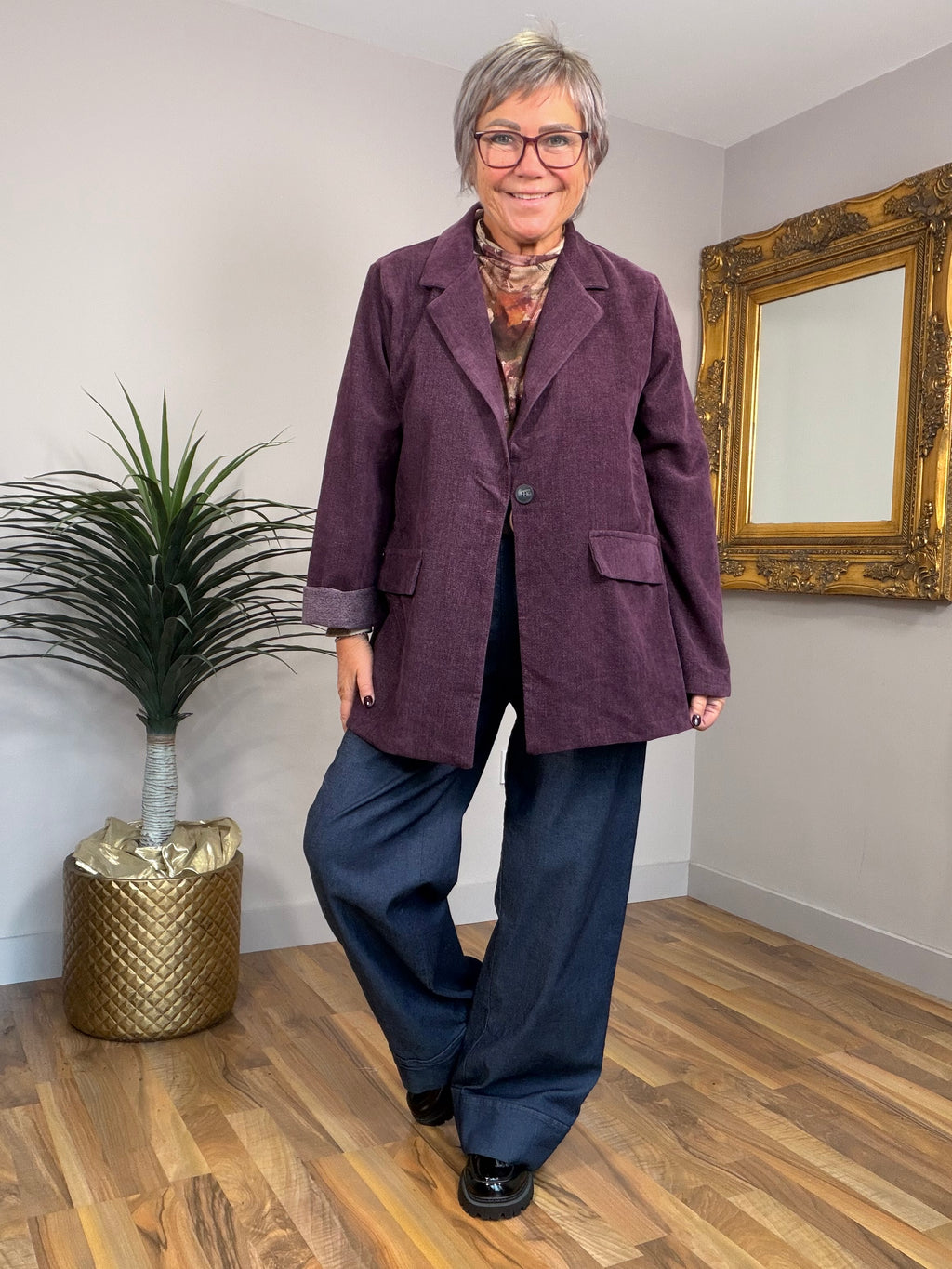 Super Soft Button Blazer