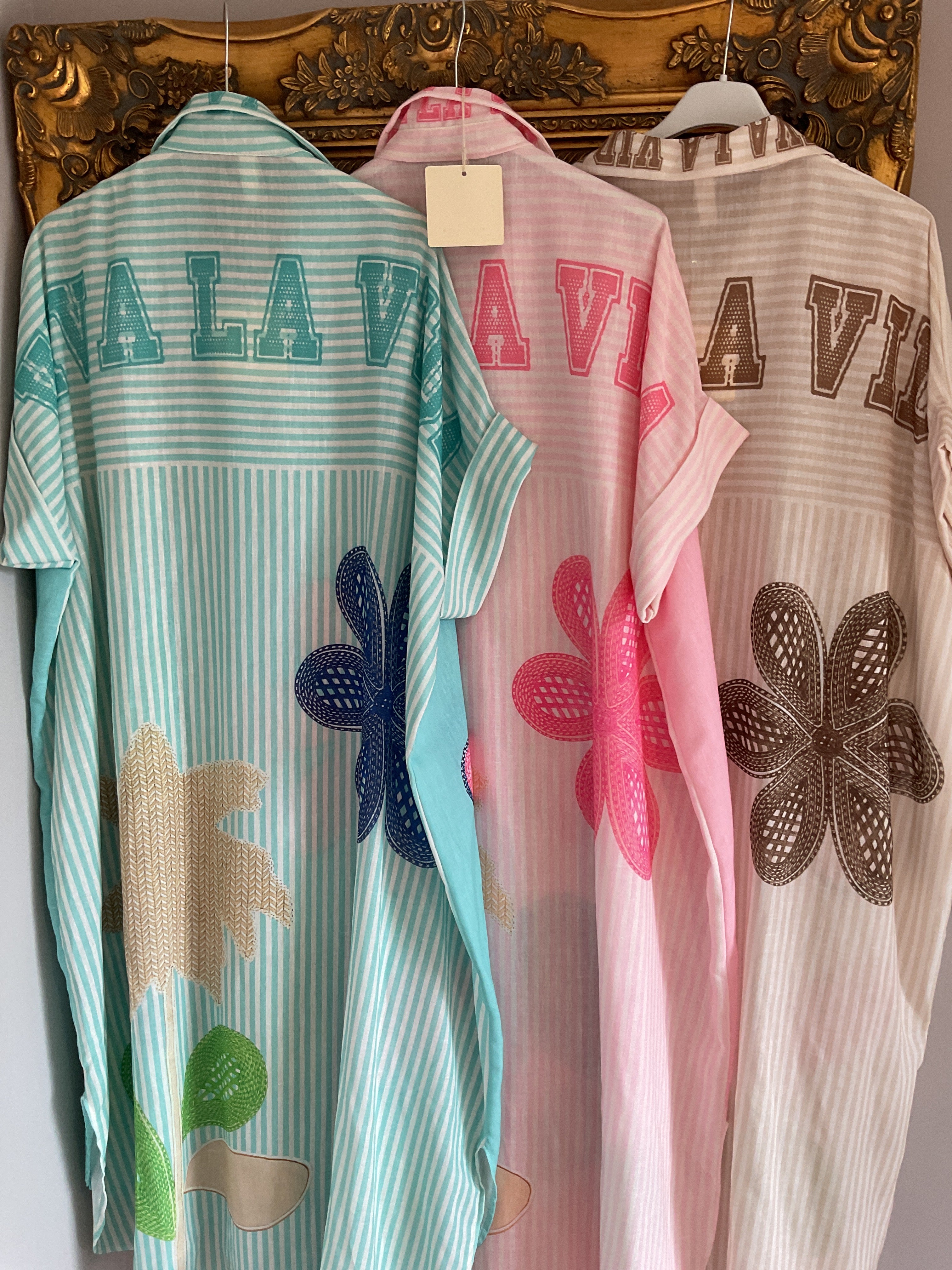 Summer Floral Shirt Dress