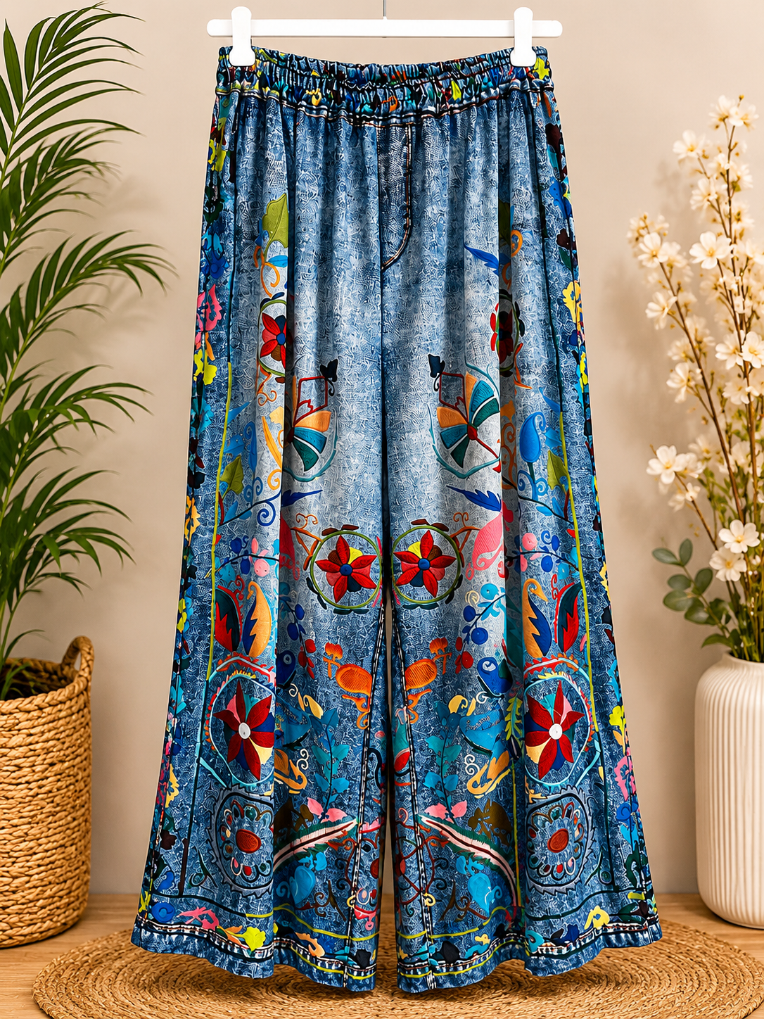 Botanical Bloom Lightweight Palazzos