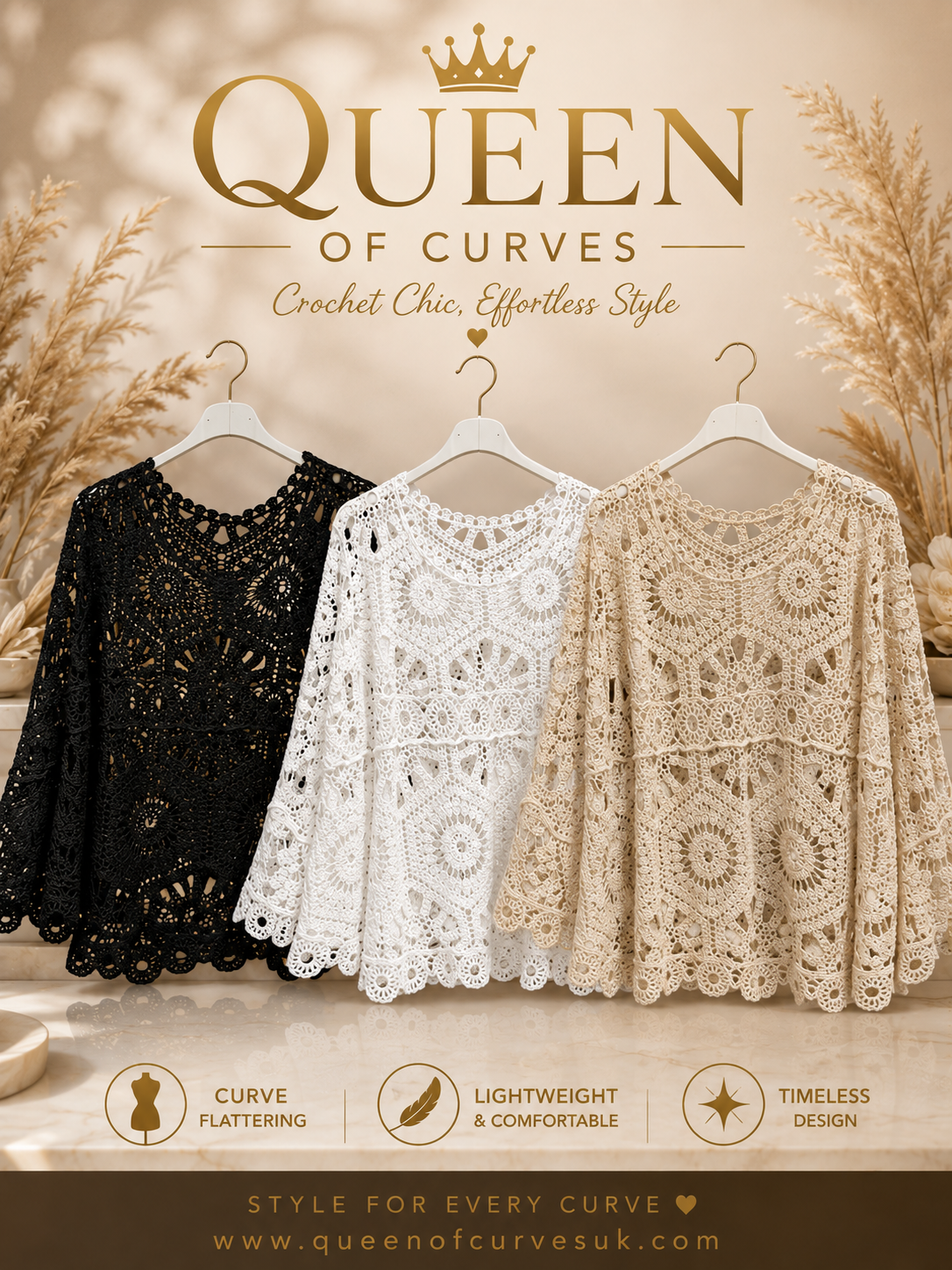 Peplum Sleeve Crochet Top