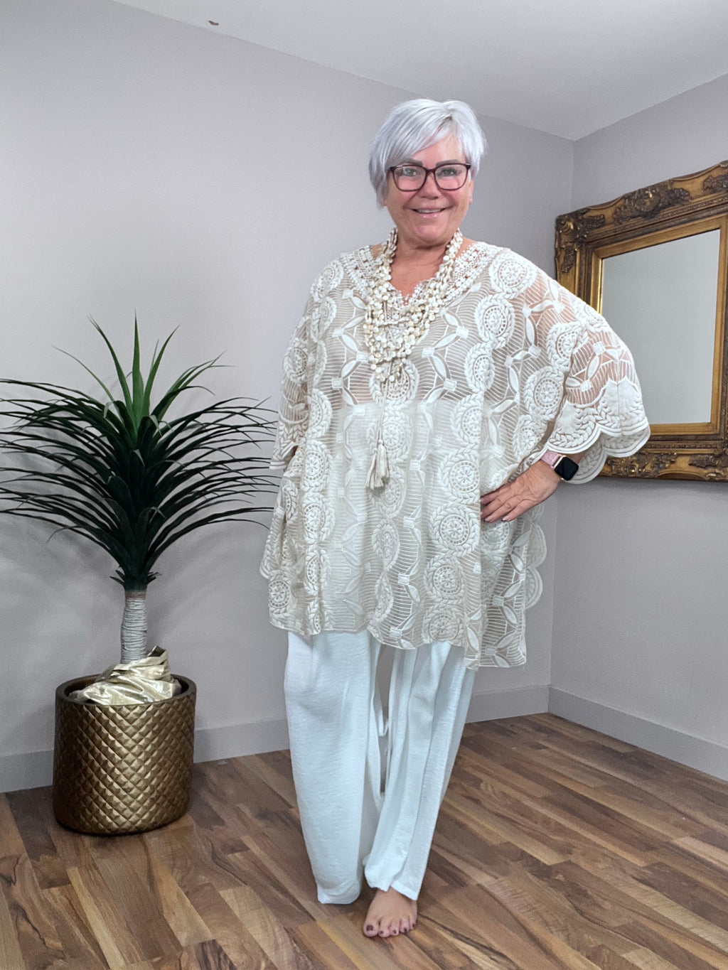 🔥 Sale No Return - Luxury Lace Kaftan