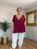 Felicity Plain Cream Tulip Pants