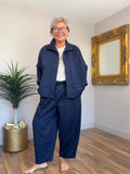 Tanisha Lightweight On Trend Scuba Jacket (matching barrel leg pants available)