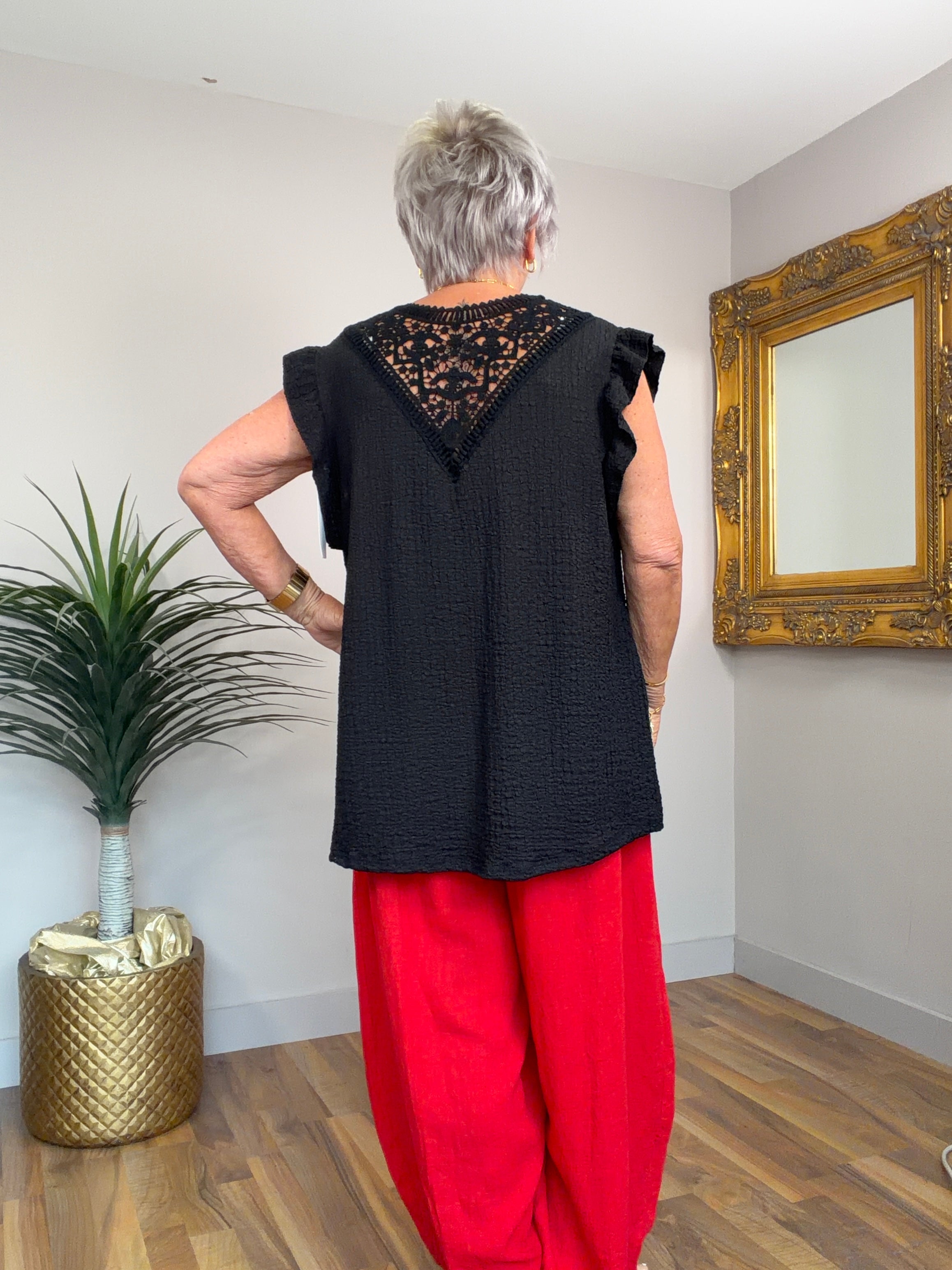 Lyla Lace Back Top
