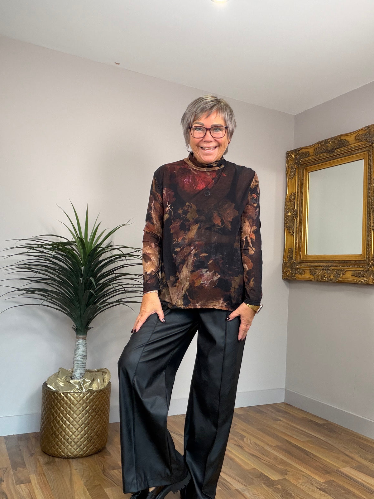 Cashmere Blend Turtle Neck