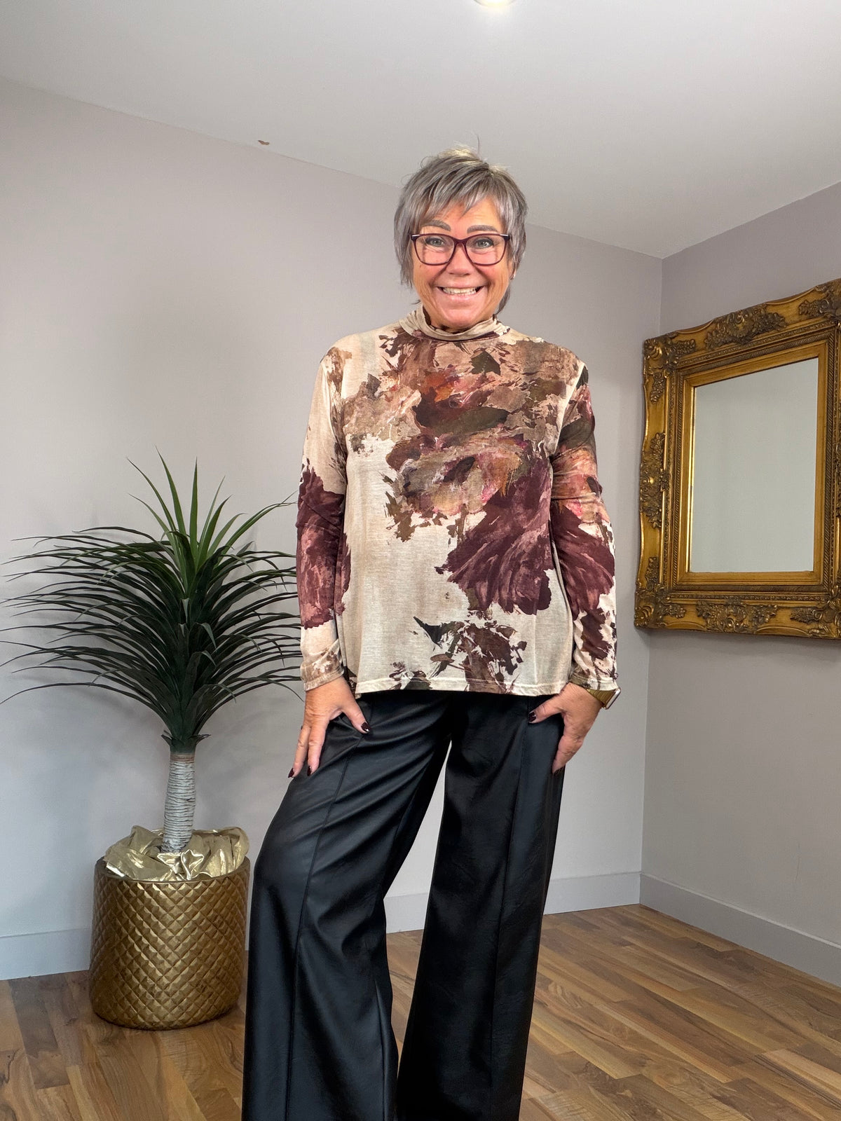 Cashmere Blend Turtle Neck