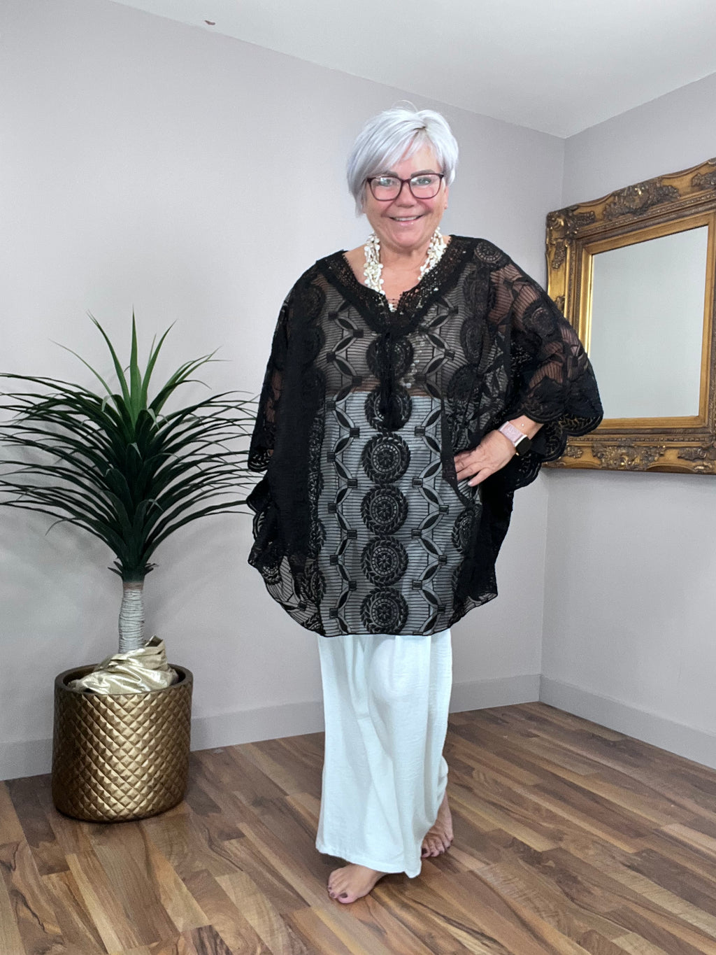 🔥 Sale No Return - Luxury Lace Kaftan