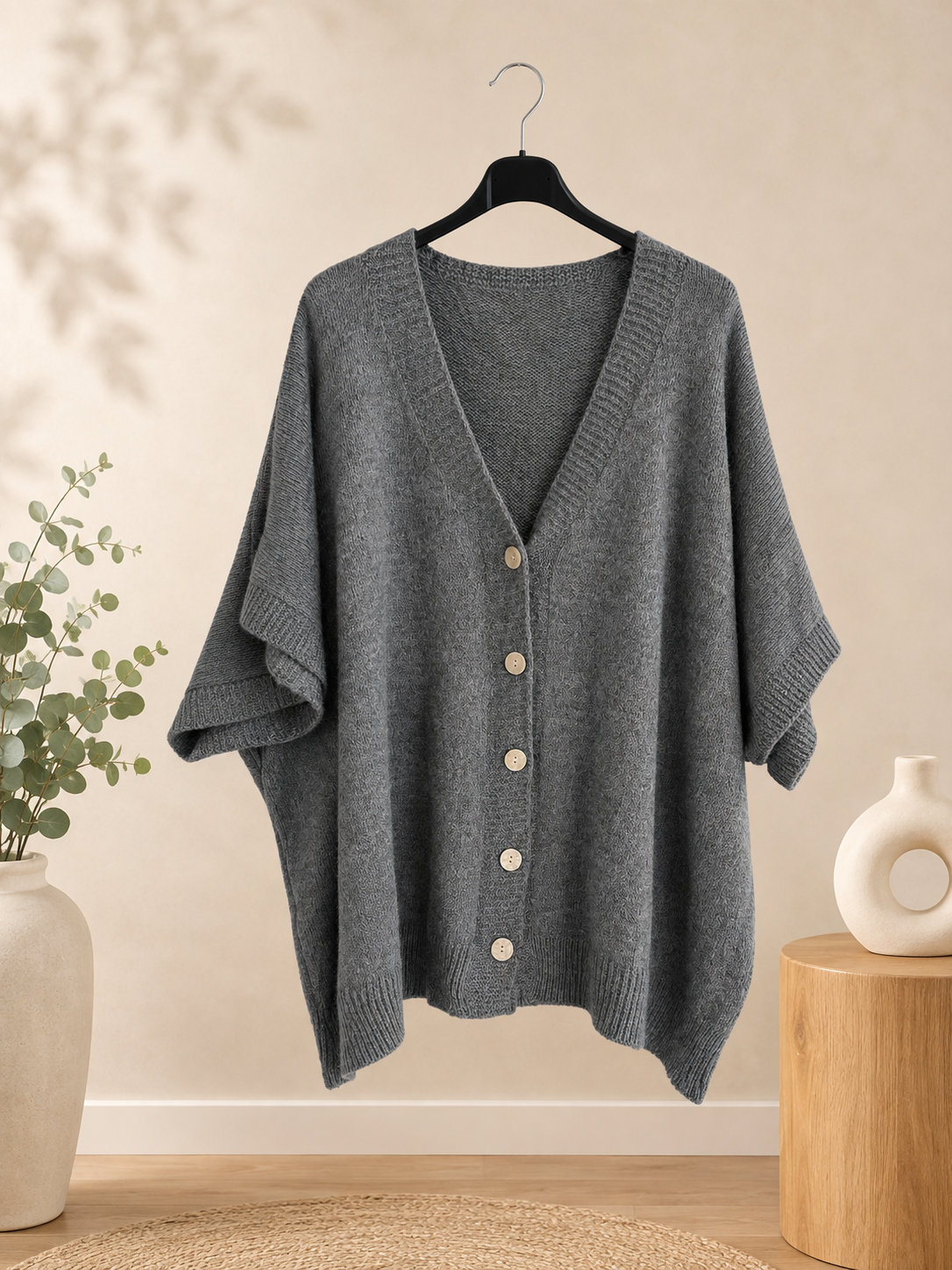 Cora Short Sleeve Button Cardigan