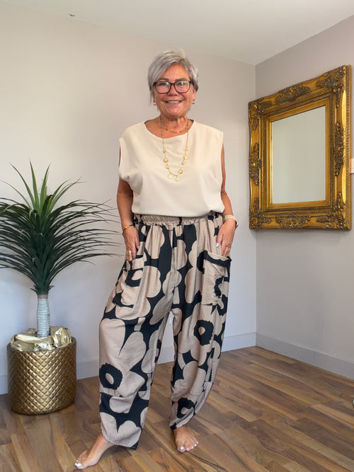 Felicity Floral Tulip Pants