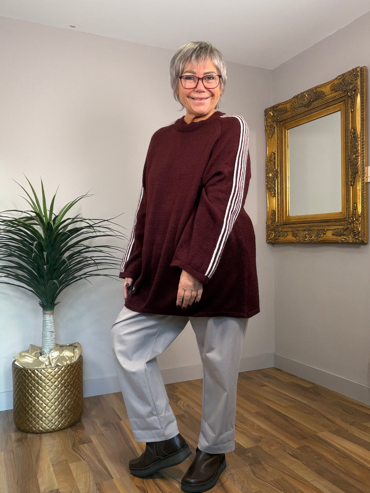 Obsession Stripe Knit Jumper