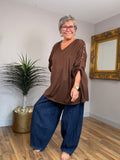 Military Lightweight V Neck Top