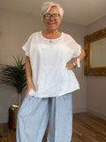 🔥 Sale No Return - Linen & Cotten Mix Top