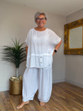 Willow Embroidered Barrel Pants (matching top available )
