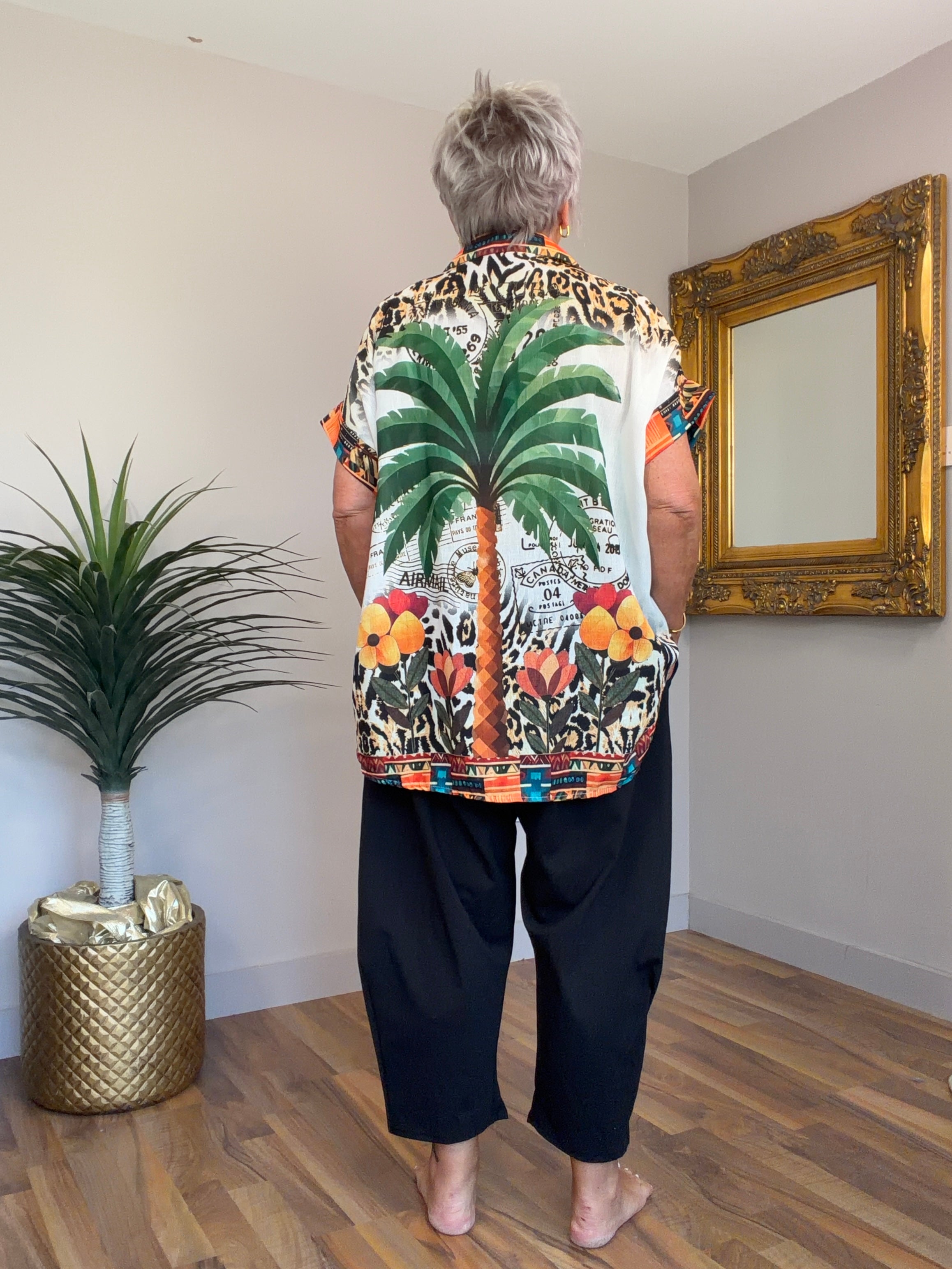 Frieda Design Linen Mix Shirt