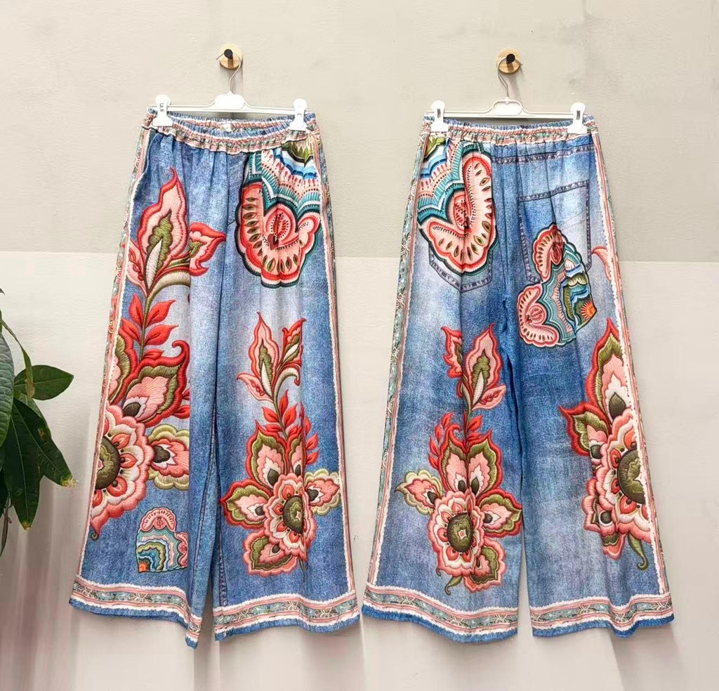 Boho Bloom Palazzos