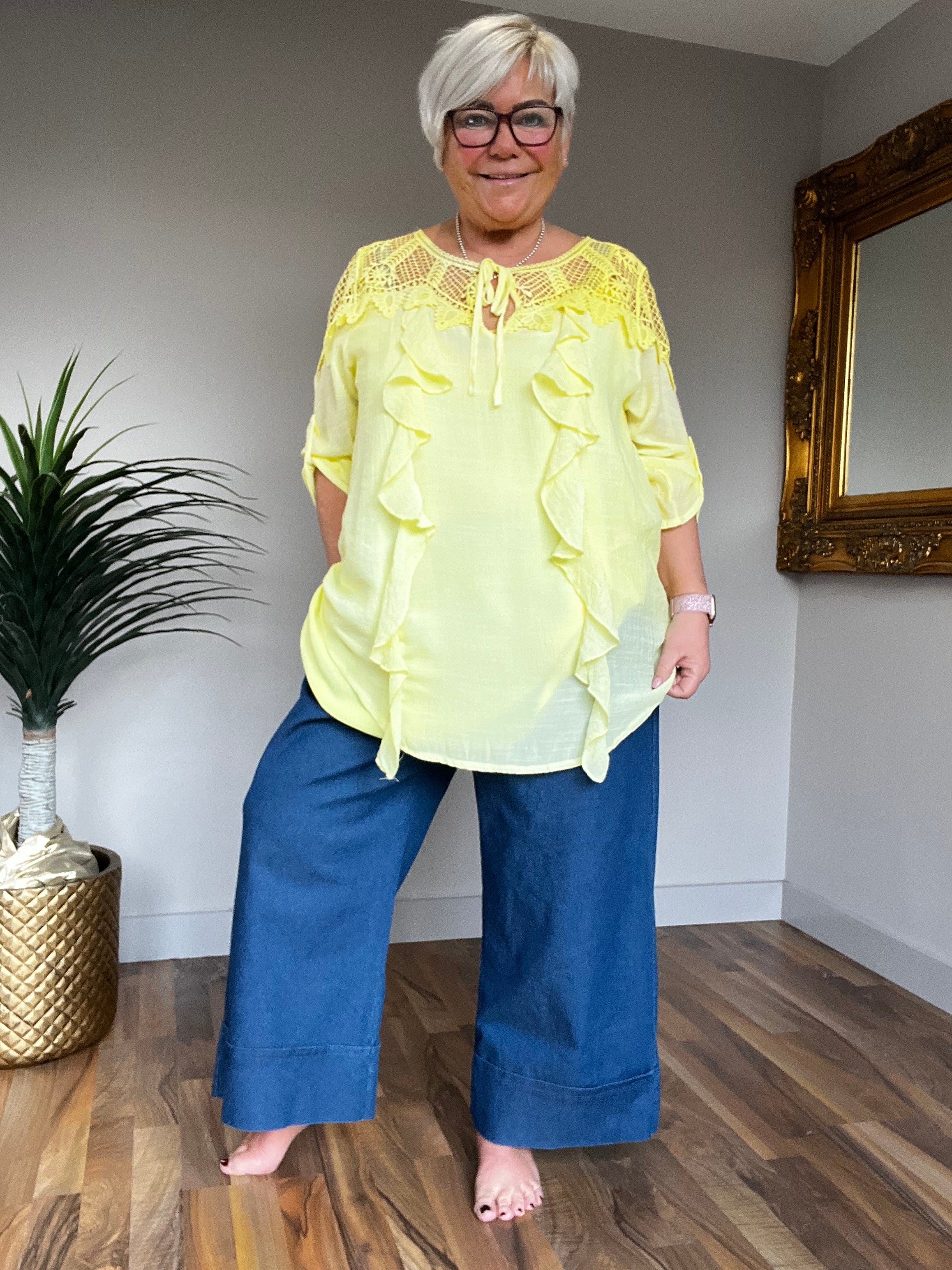 🔥 Sale No Return - Lorna Lace Top