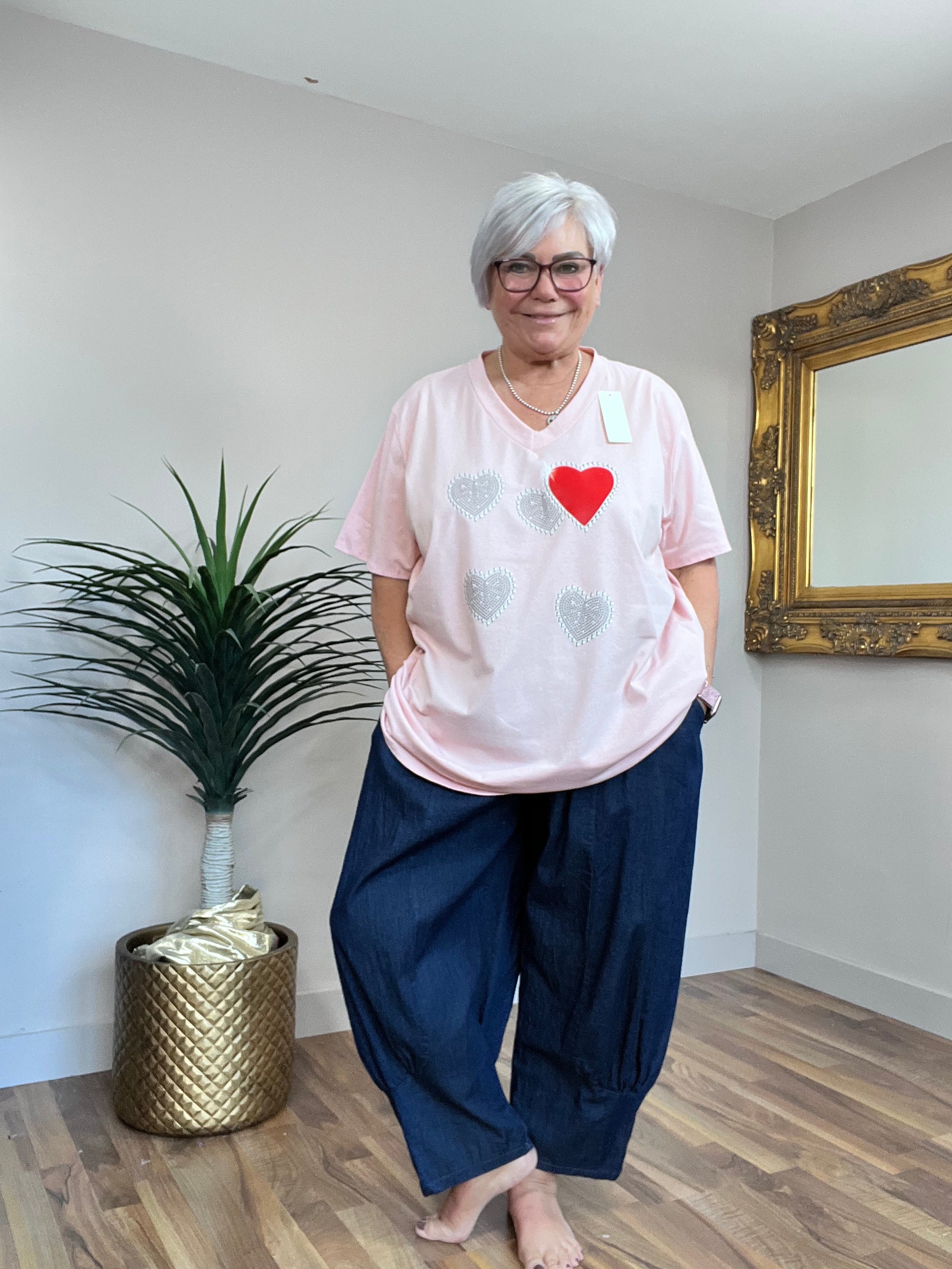 Tulip Shape Stretch Jeans