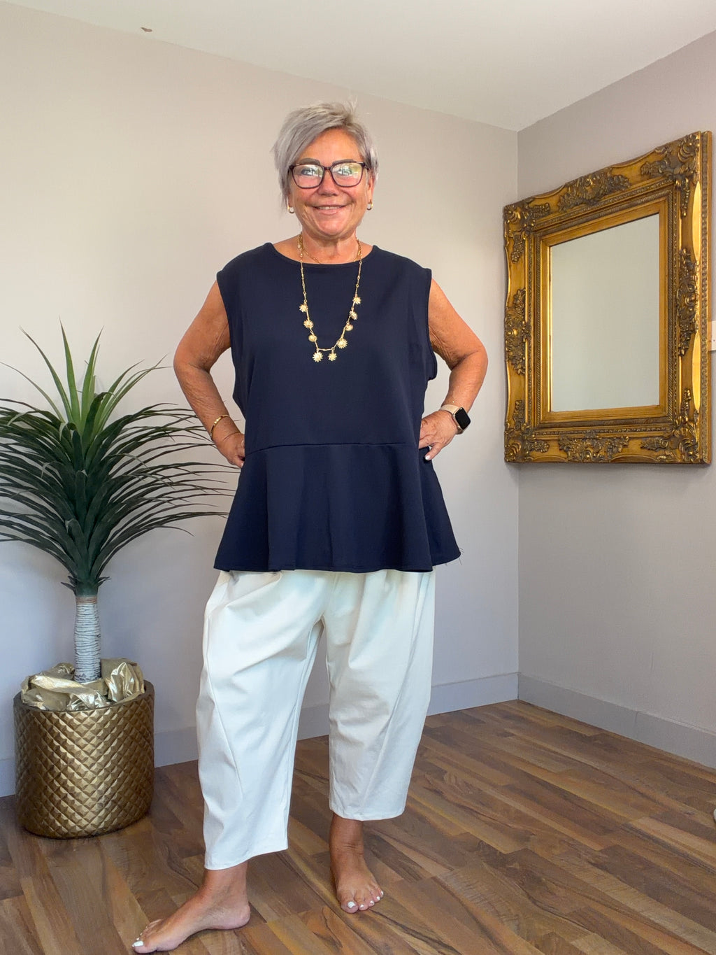 Pavina Peplum Top