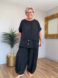 Willow Embroidered Barrel Pants (matching top available )