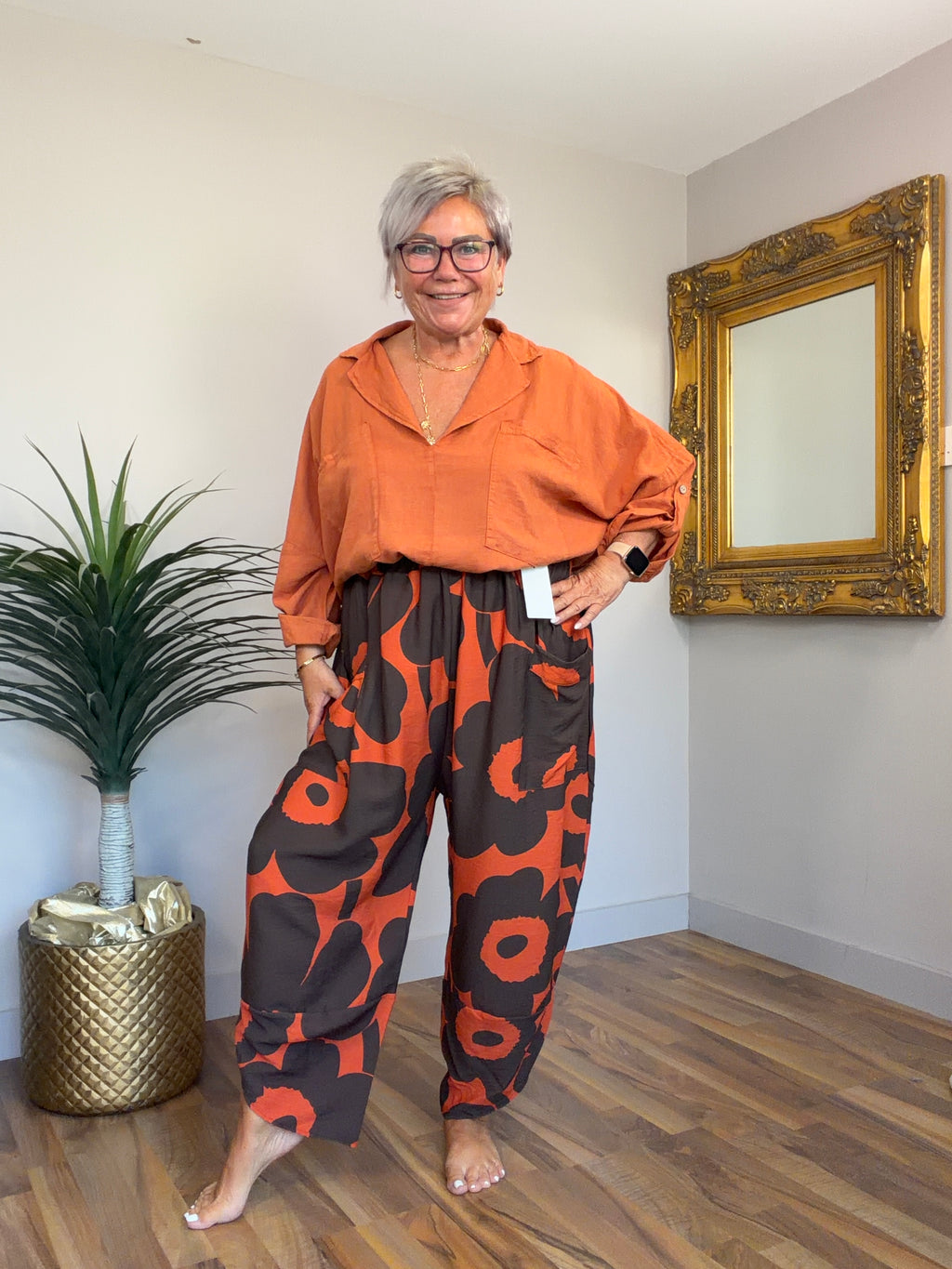 Felicity Floral Tulip Pants