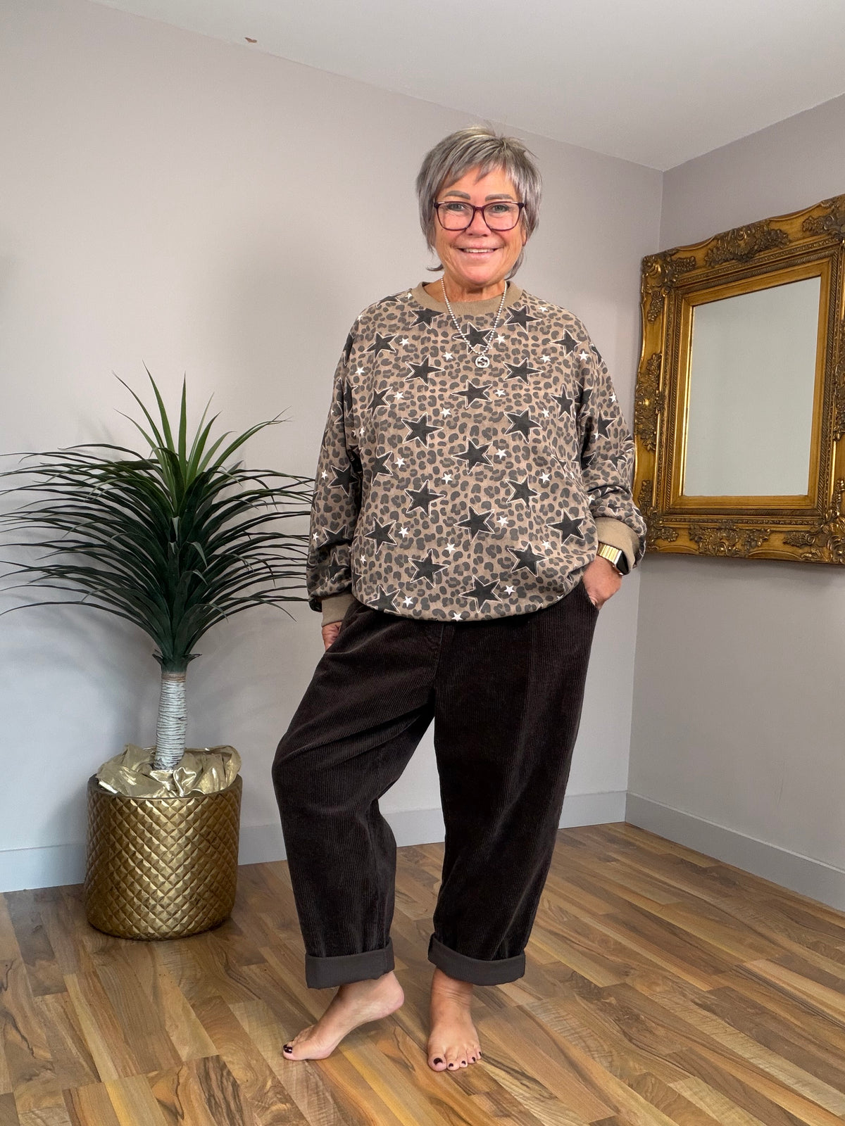 Luxury Mocha Star Sweat