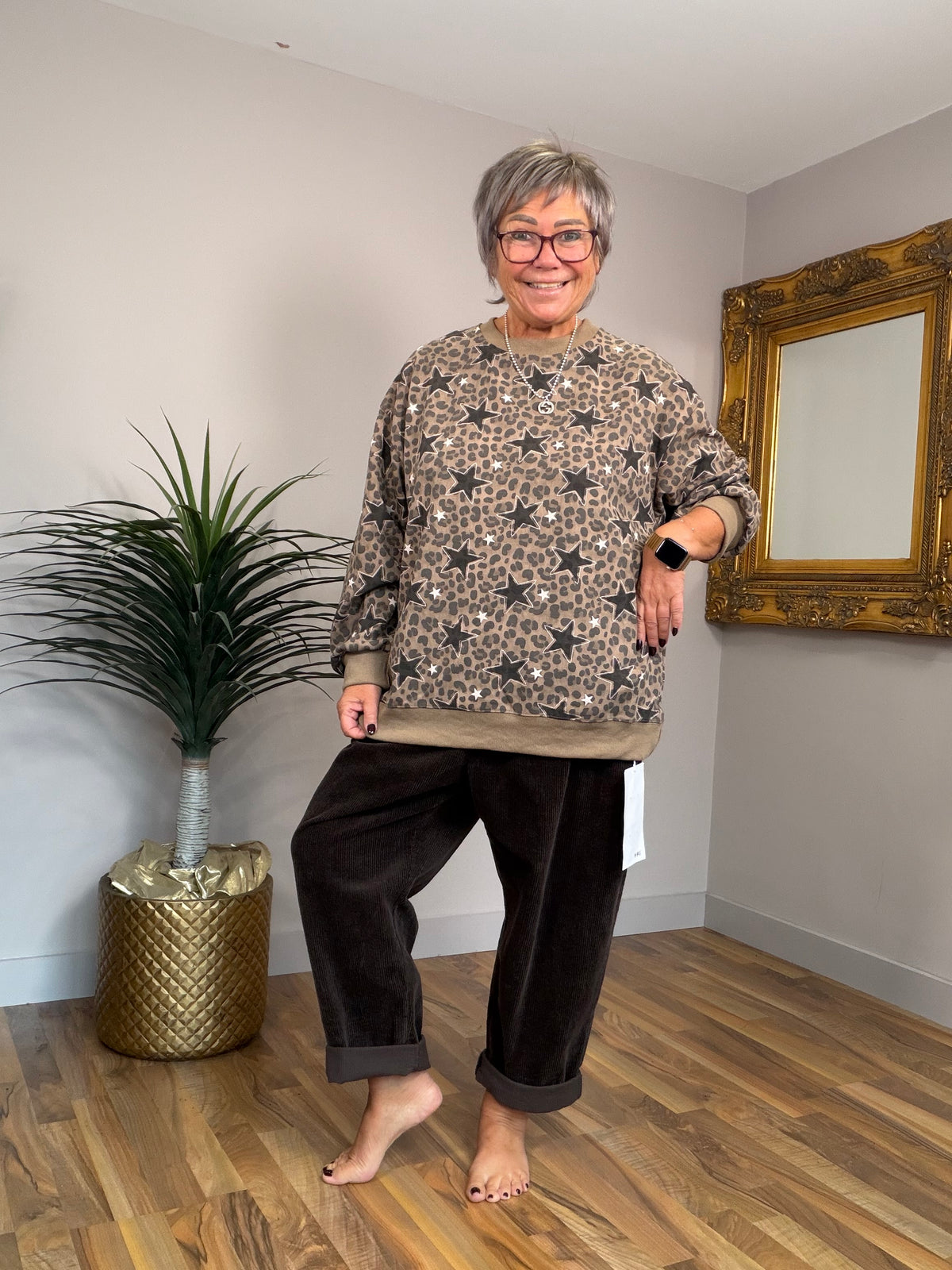Luxury Mocha Star Sweat