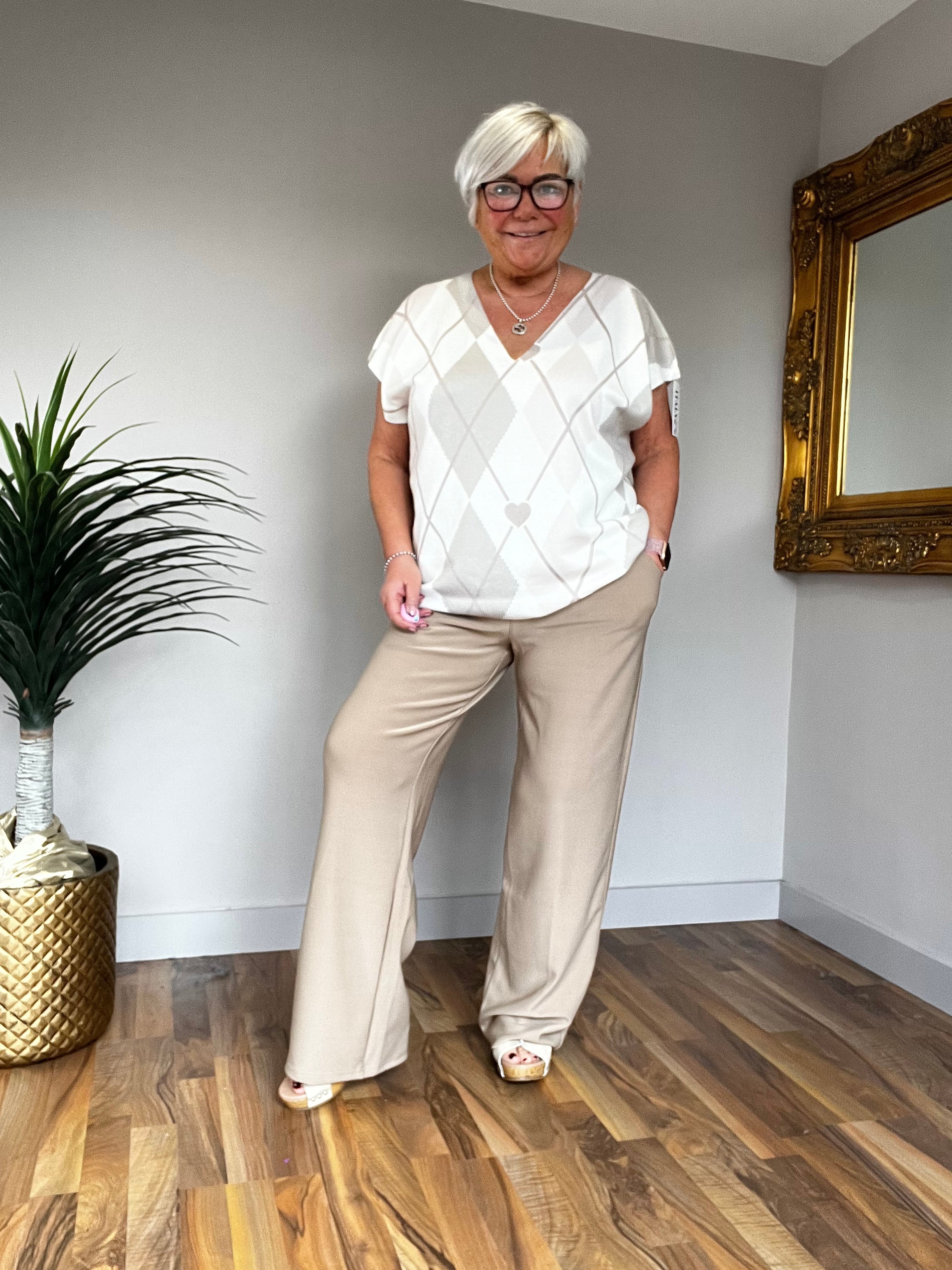 🔥 Sale No Return - Posh Scuba Pants - longer length straight leg