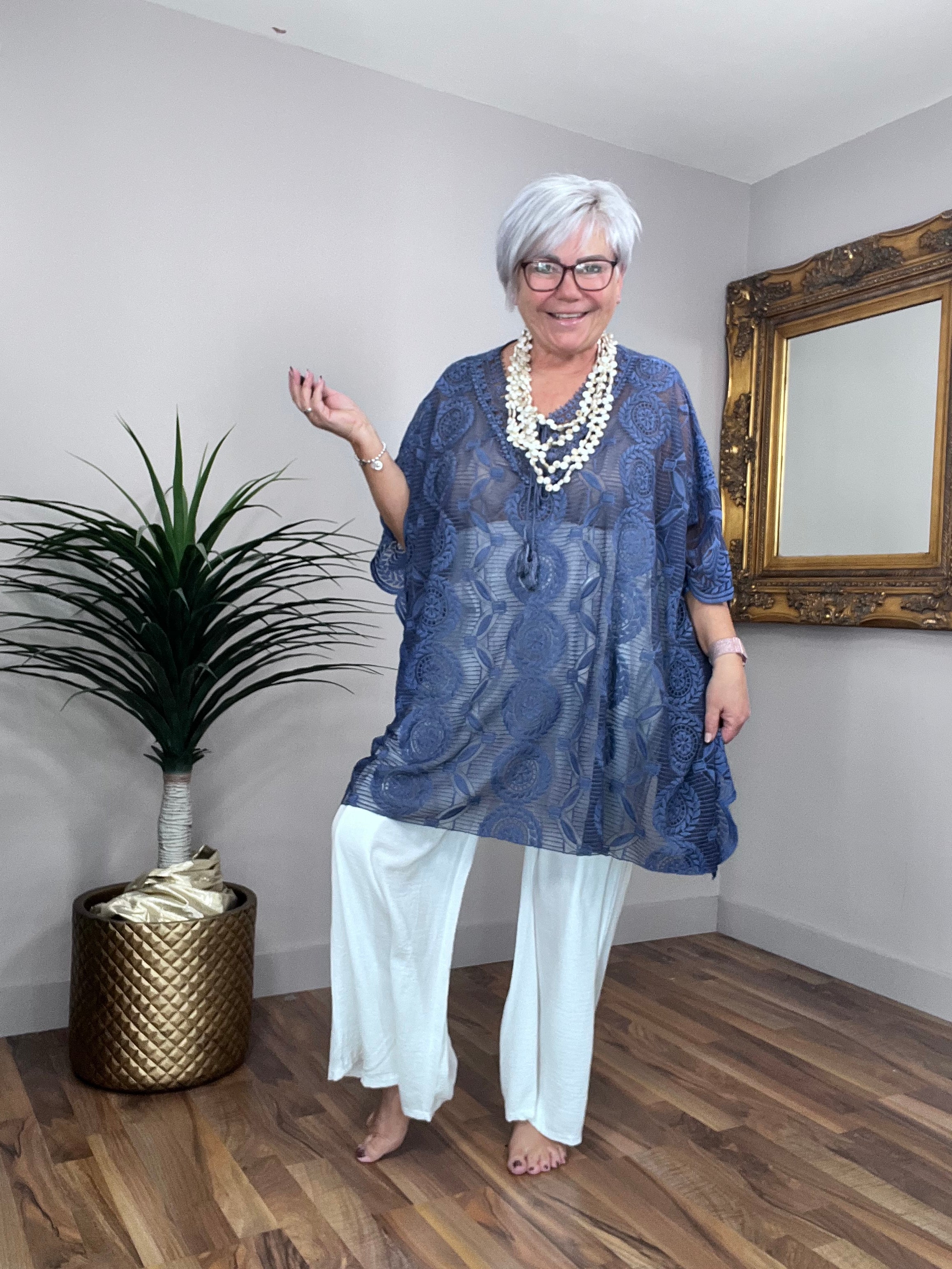 🔥 Sale No Return - Luxury Lace Kaftan