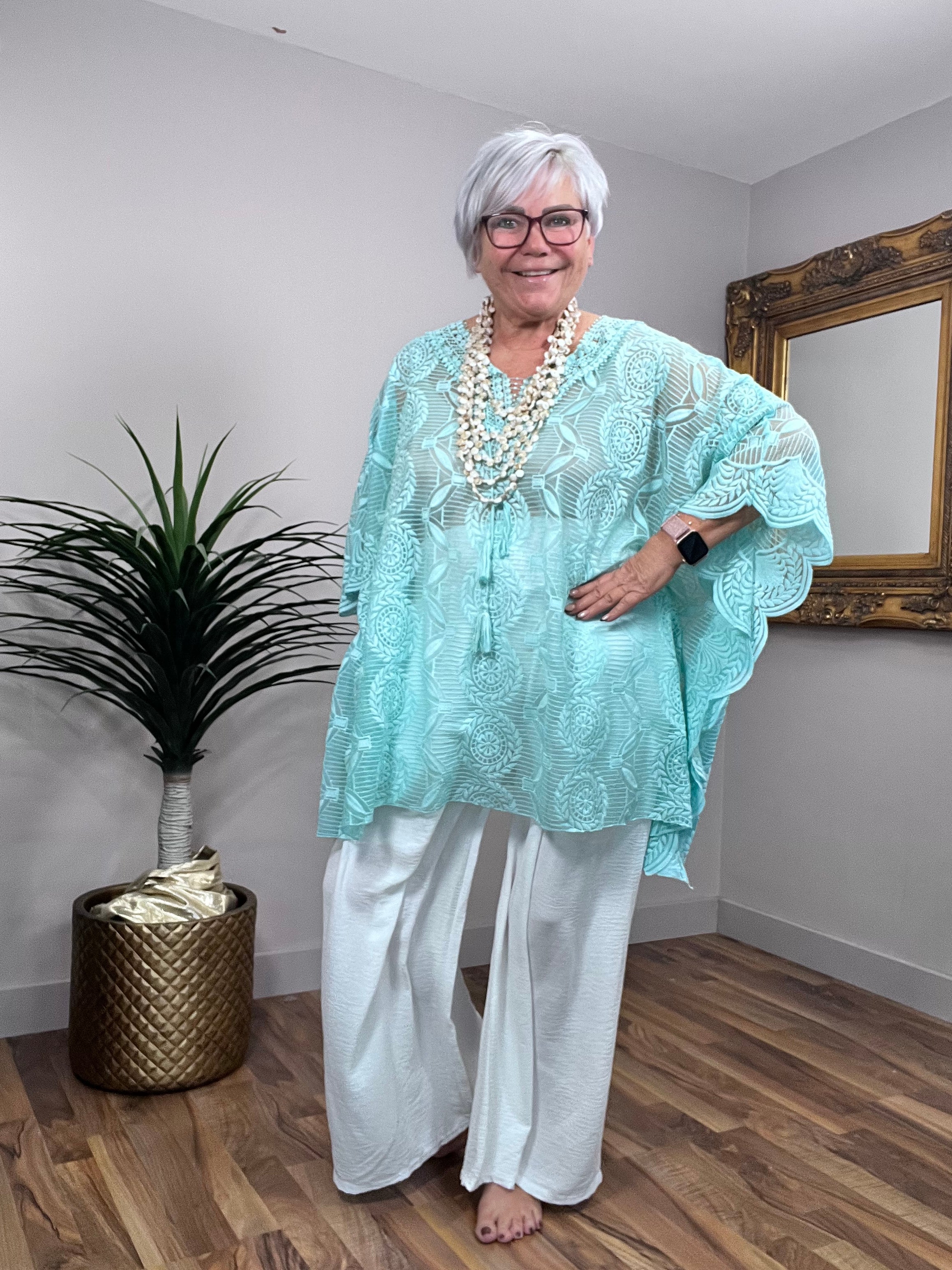 🔥 Sale No Return - Luxury Lace Kaftan