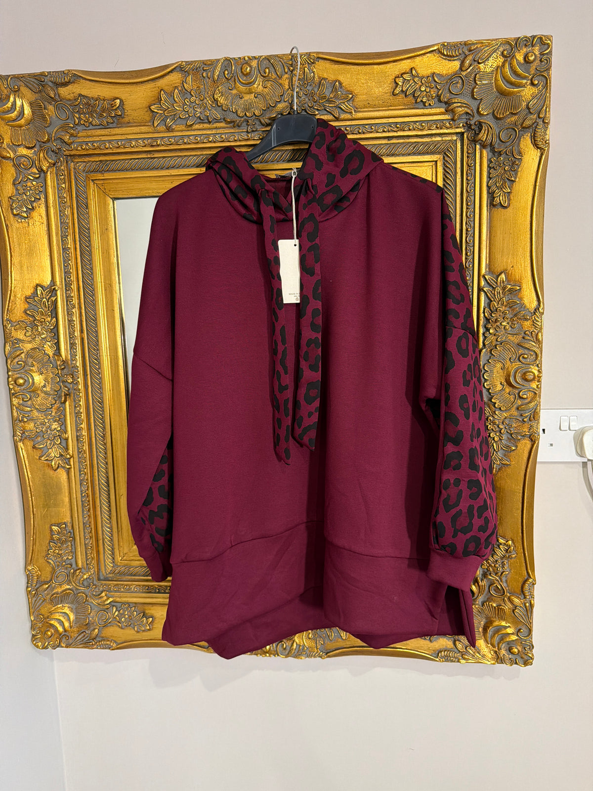 Animal Print Hoody