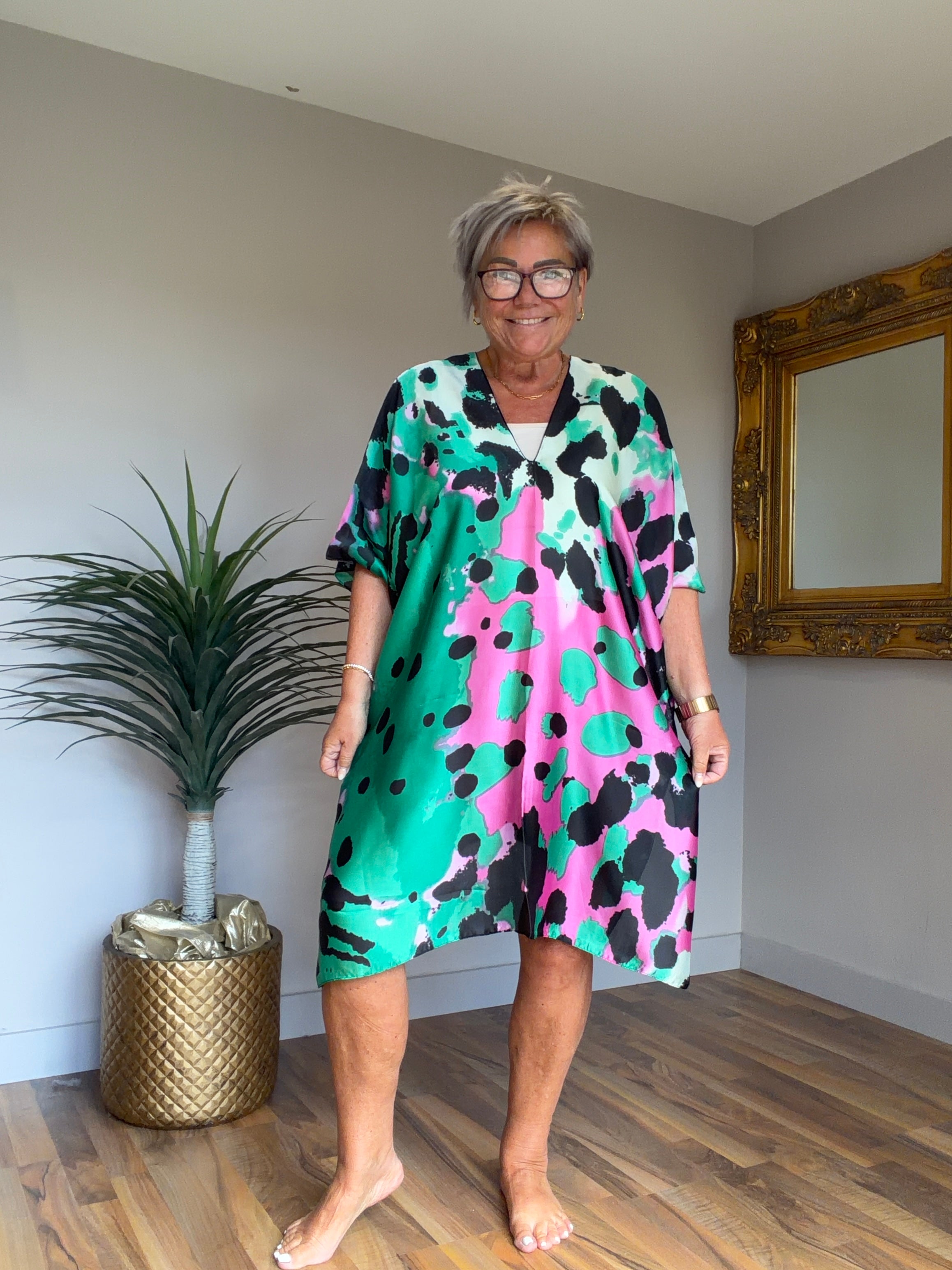 Bargain Silk Mix Kaftan (mix & match 2 for £15)