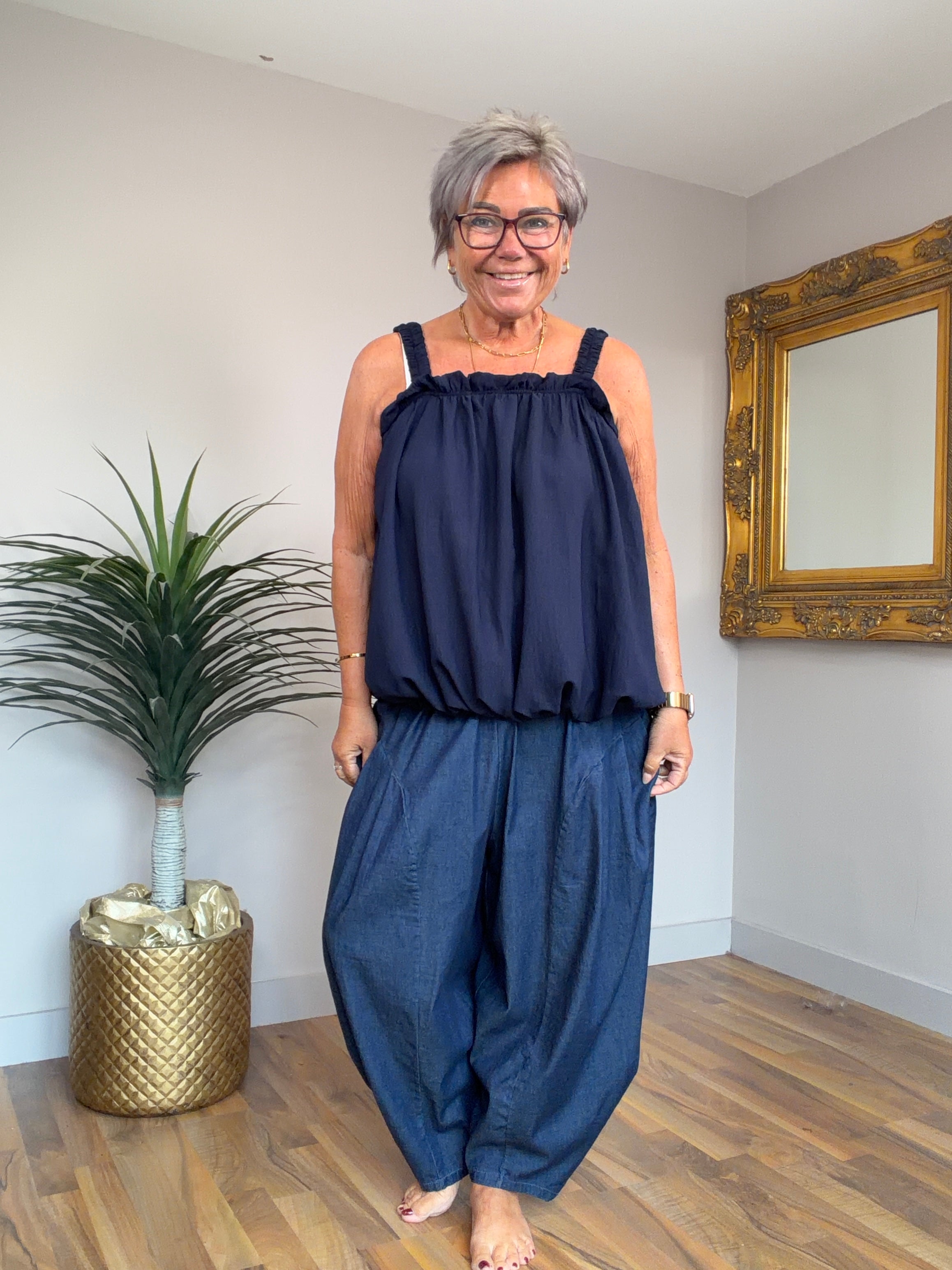 Bubble Hem Top