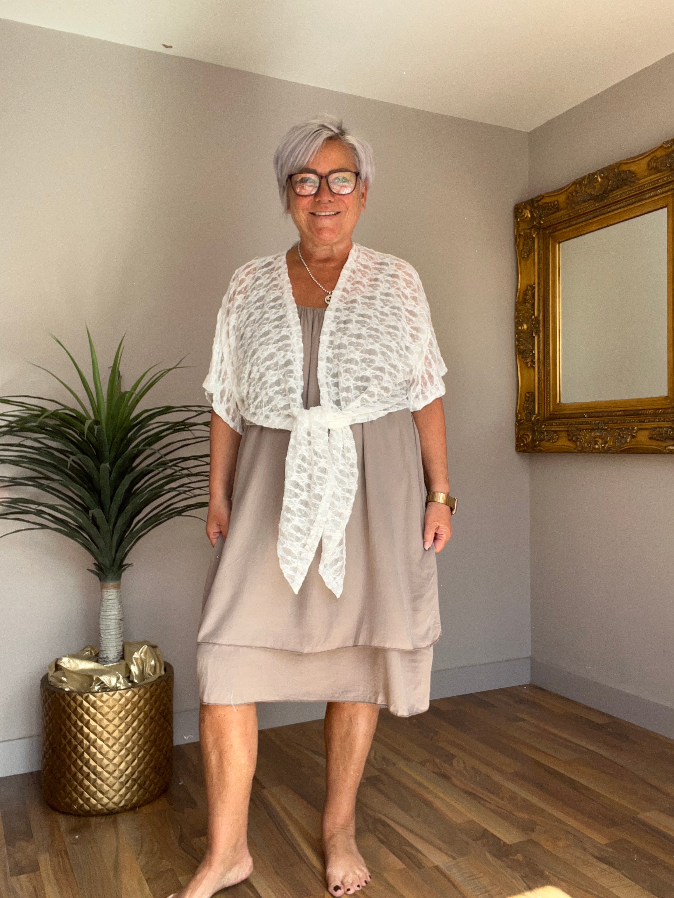 Daisy Strap Tunic Dress