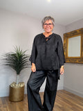 🔥 Sale No Return - Luxury Satin Feel Embroidered Top