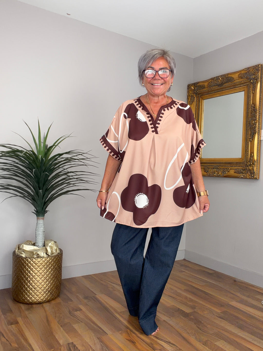 Florence Floral Top