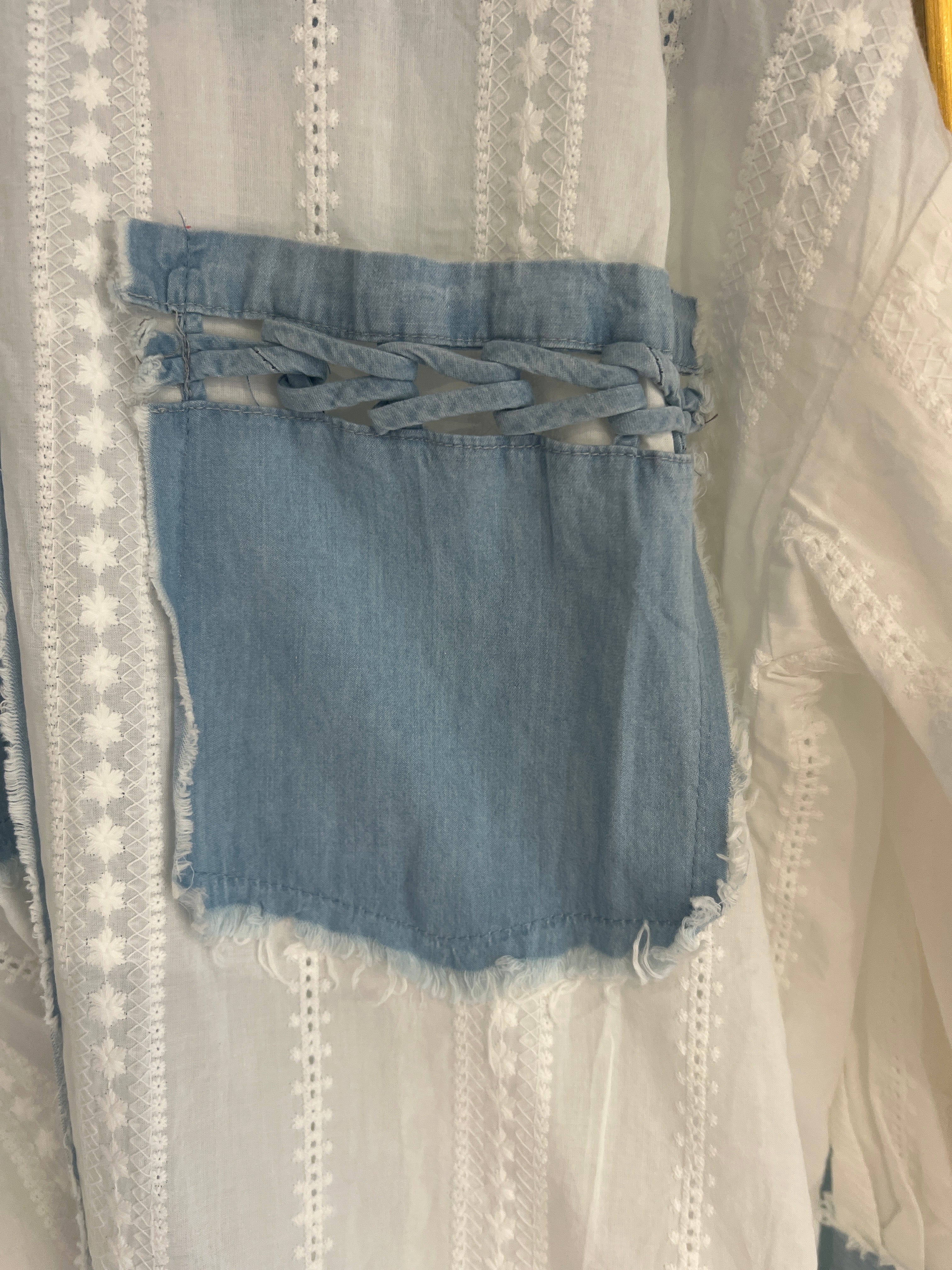 Coastal Breeze Embroidered  Shirt