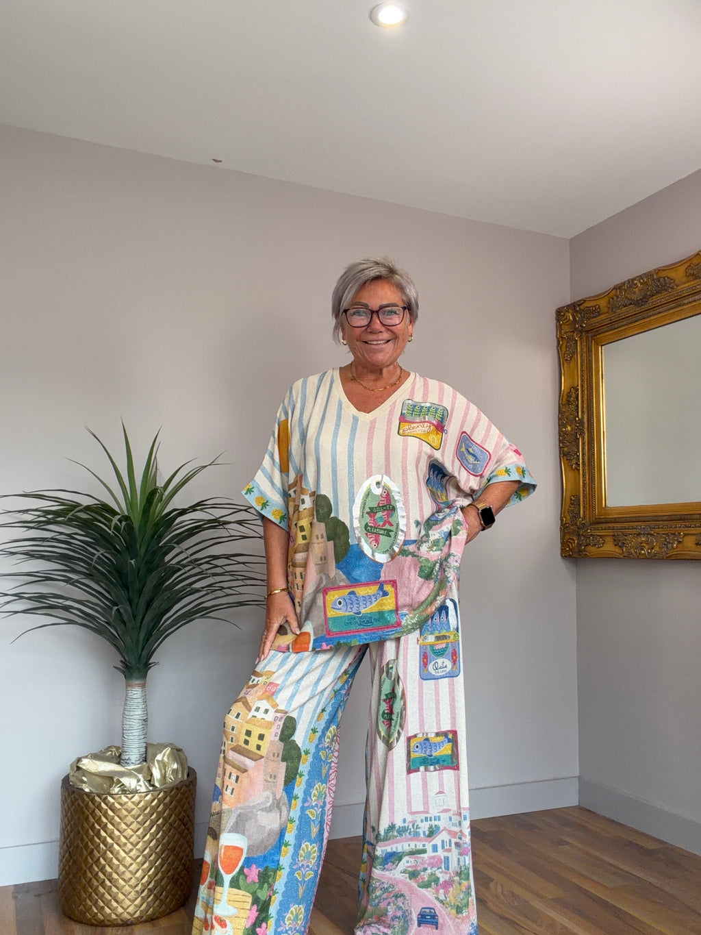 Lurex Butterfly Co- Ord