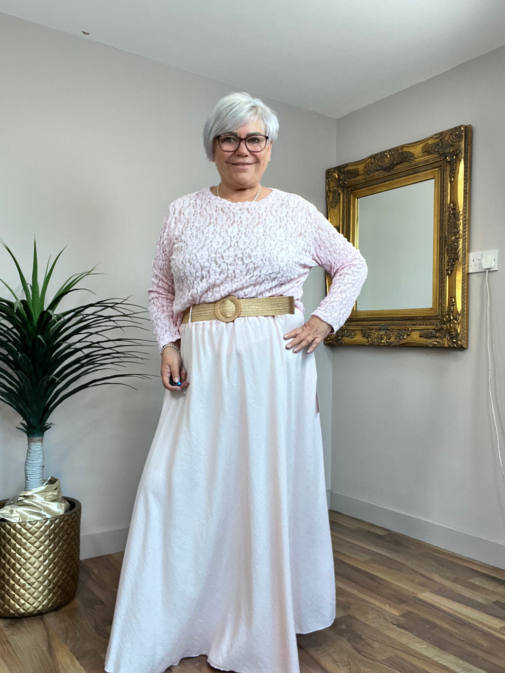 🔥 Sale No Return - Belted Skirt