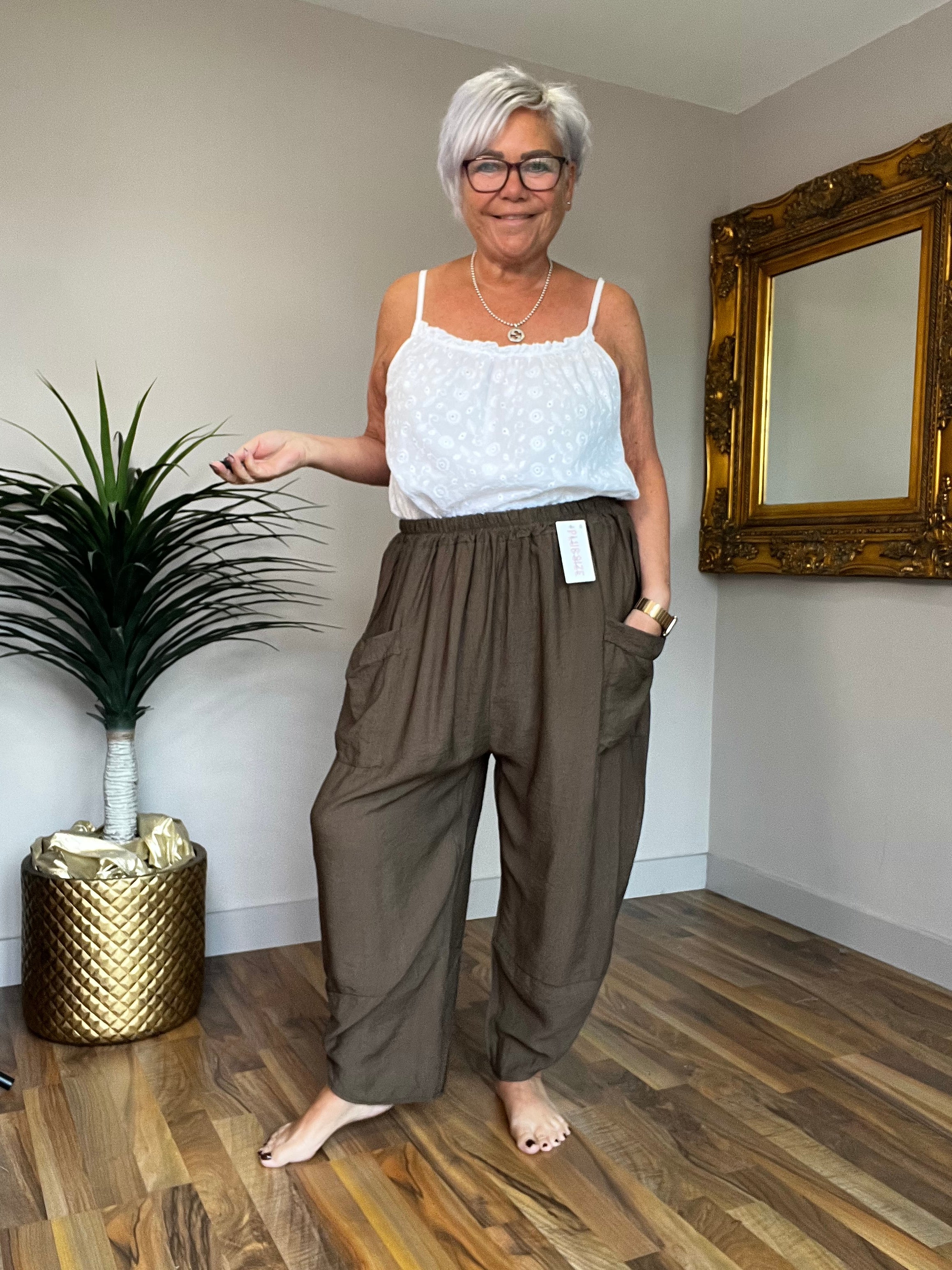 🔥 Sale No Return - Pocket Hareem Pants