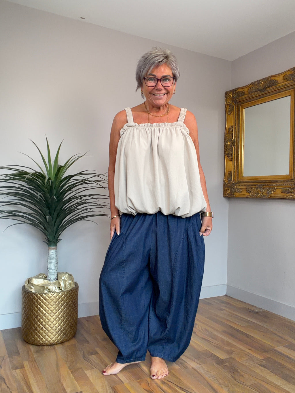 Bubble Hem Top