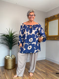 Bardot Floral Top