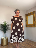 Penelope Polka Belted Dress